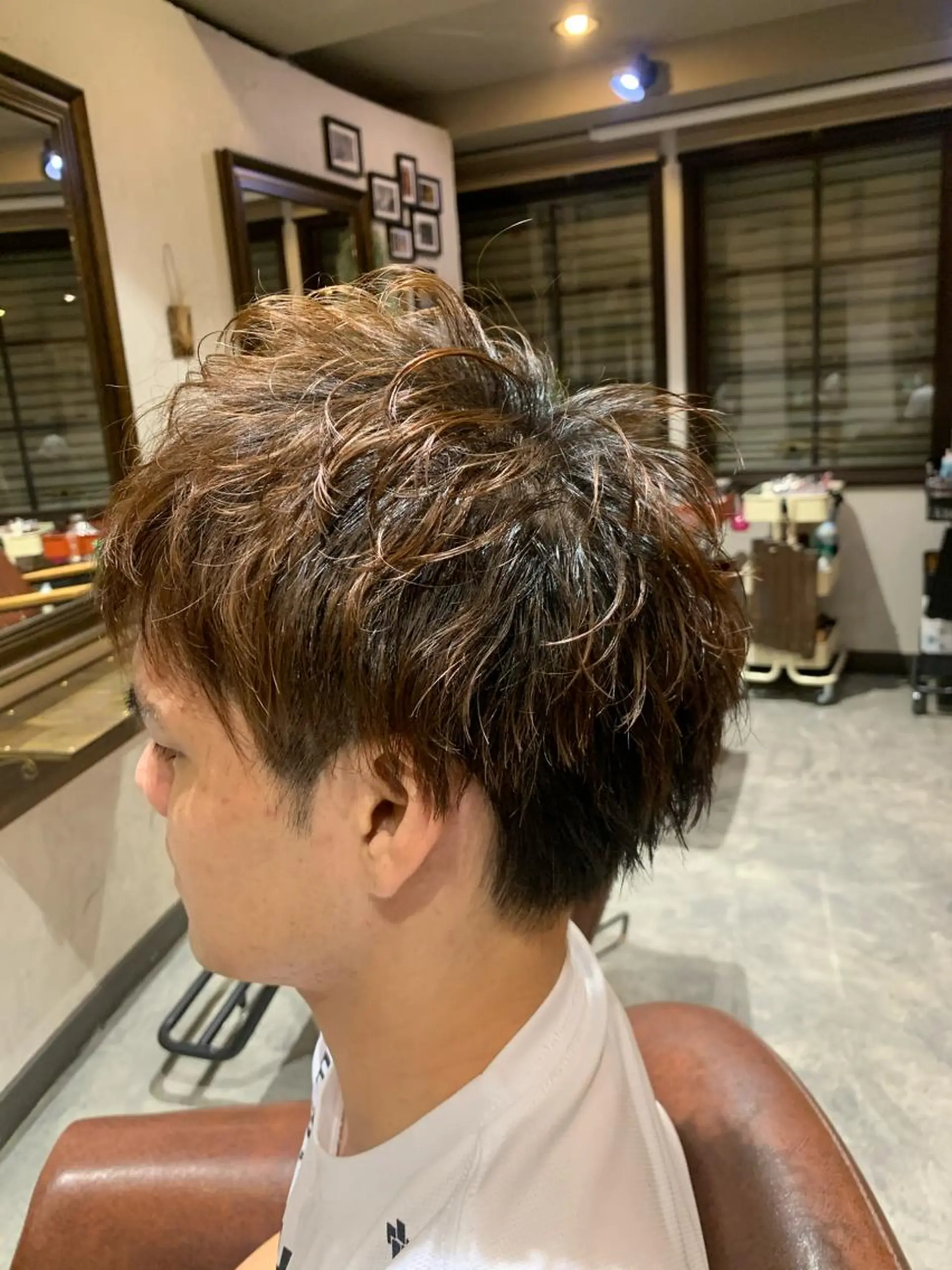 メンズ マッシュ familiar BOND所属・佐々木陸斗 ショート&メンズのヘアスタイル