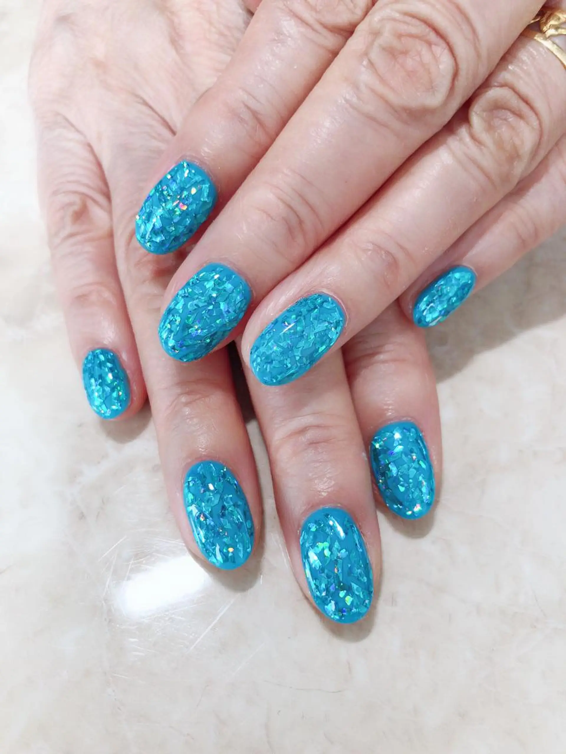 ネイル ホログラムネイル 夏ネイル 木村 瑞希のネイルデザイン