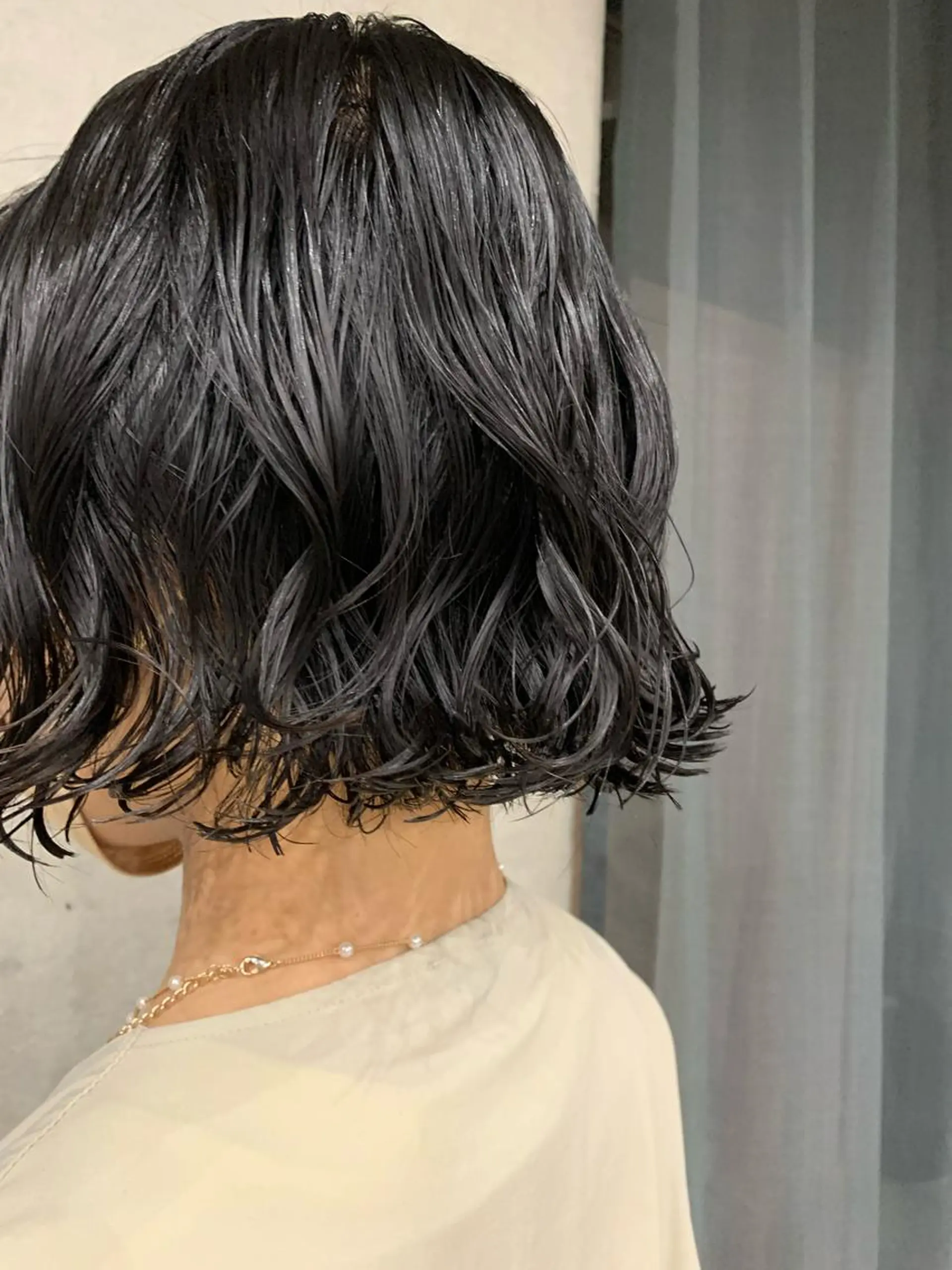 パーマ ボブパーマコテ巻き風 パーマNo1深江秀平のヘアスタイル