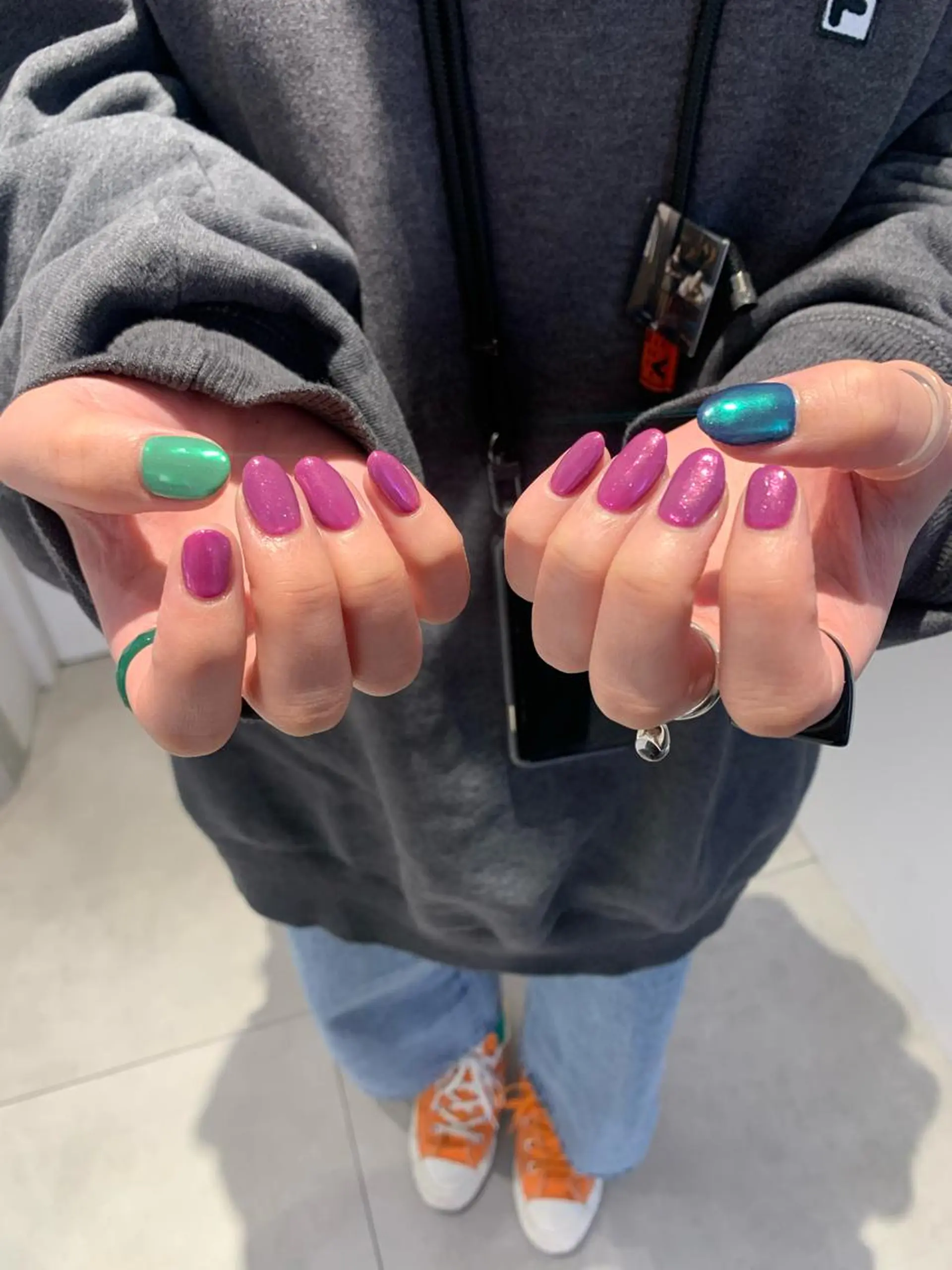 ネイル 【韓国ヘア・ネイル】 HINATA🍒のネイルデザイン