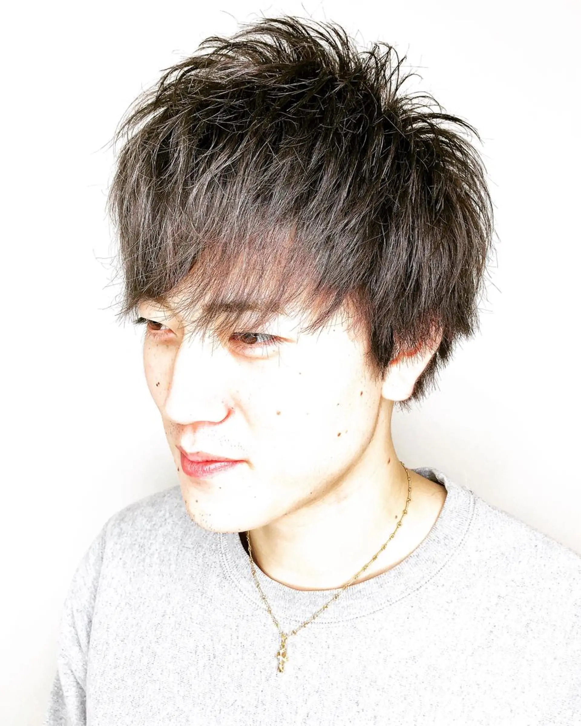 ショート カラー メンズ メンズヘア特化 崎田 成人のヘアスタイル