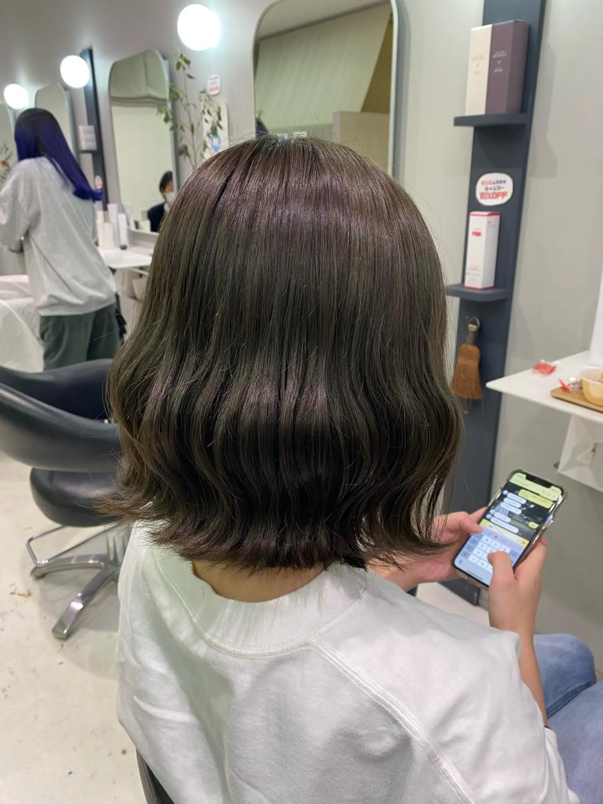 ミディアム カラー グレージュ オリーブグレージュ オリーブグレー カット ヘアカラー 【GUK】 🌻RINA🌻のヘアスタイル