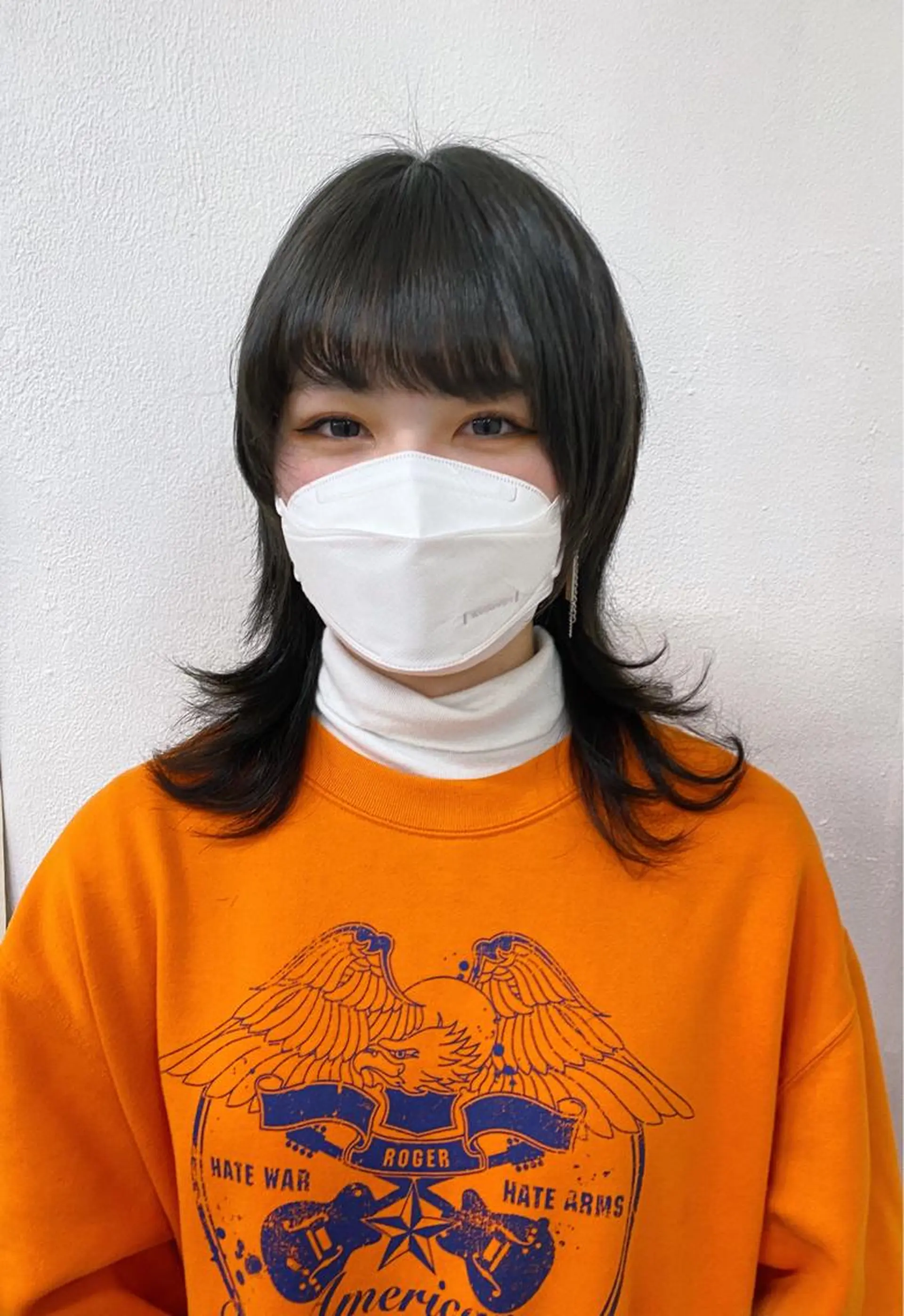 ショート カラー ヘアアレンジ カット エクステ レイヤーウルフ エクステ磯部のヘアスタイル