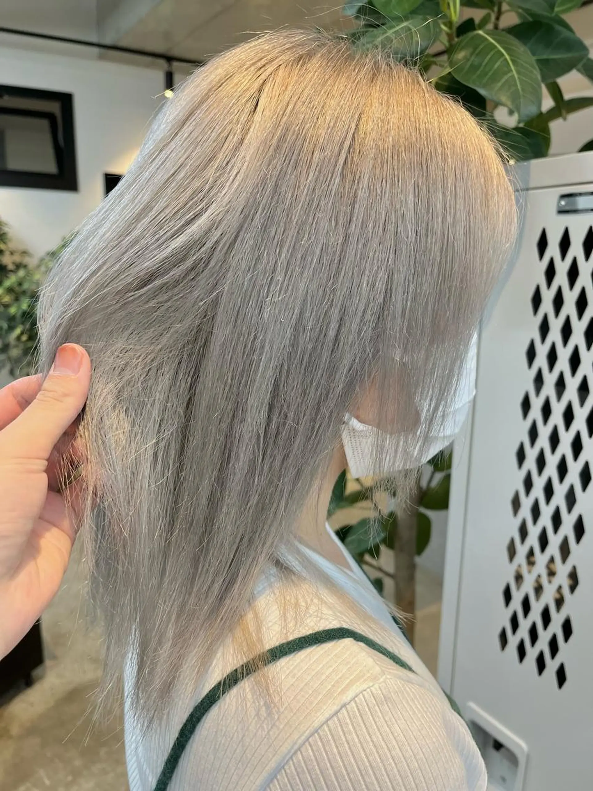 ミディアム カラー ヘアカラー トリートメント ハイトーンカラ ー/小川のヘアスタイル