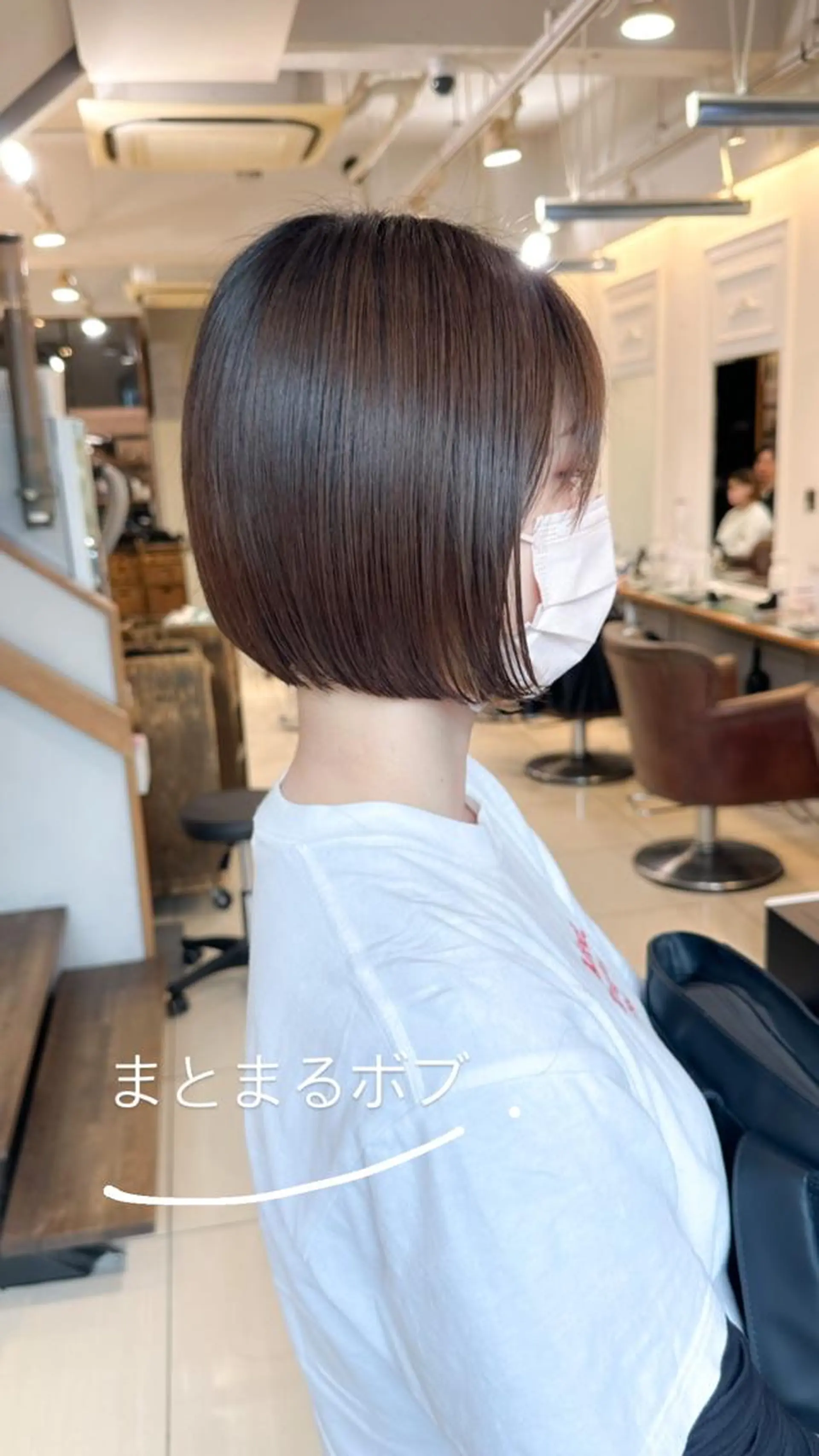 ミディアム カラー ボブ カット ヘアカラー ✨カラー支持No.1 🧸ワキ カナコ🧸のヘアスタイル