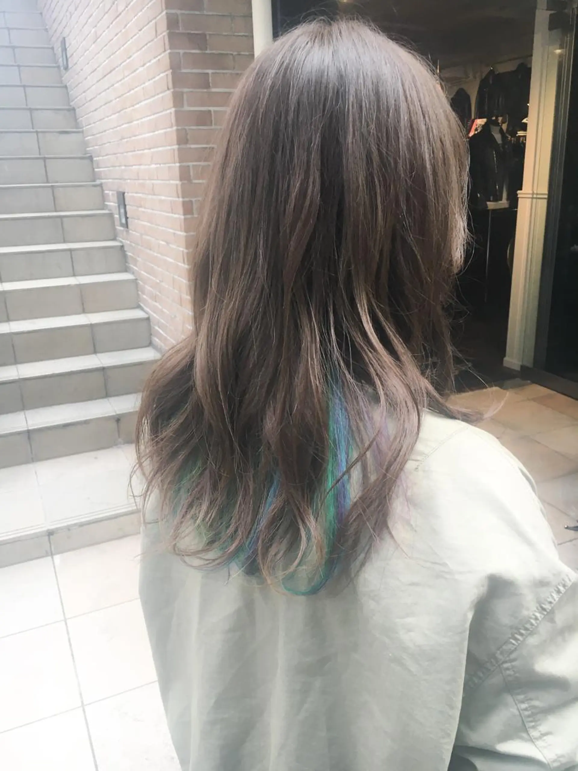 ロング カラー 北條 優輝のヘアスタイル