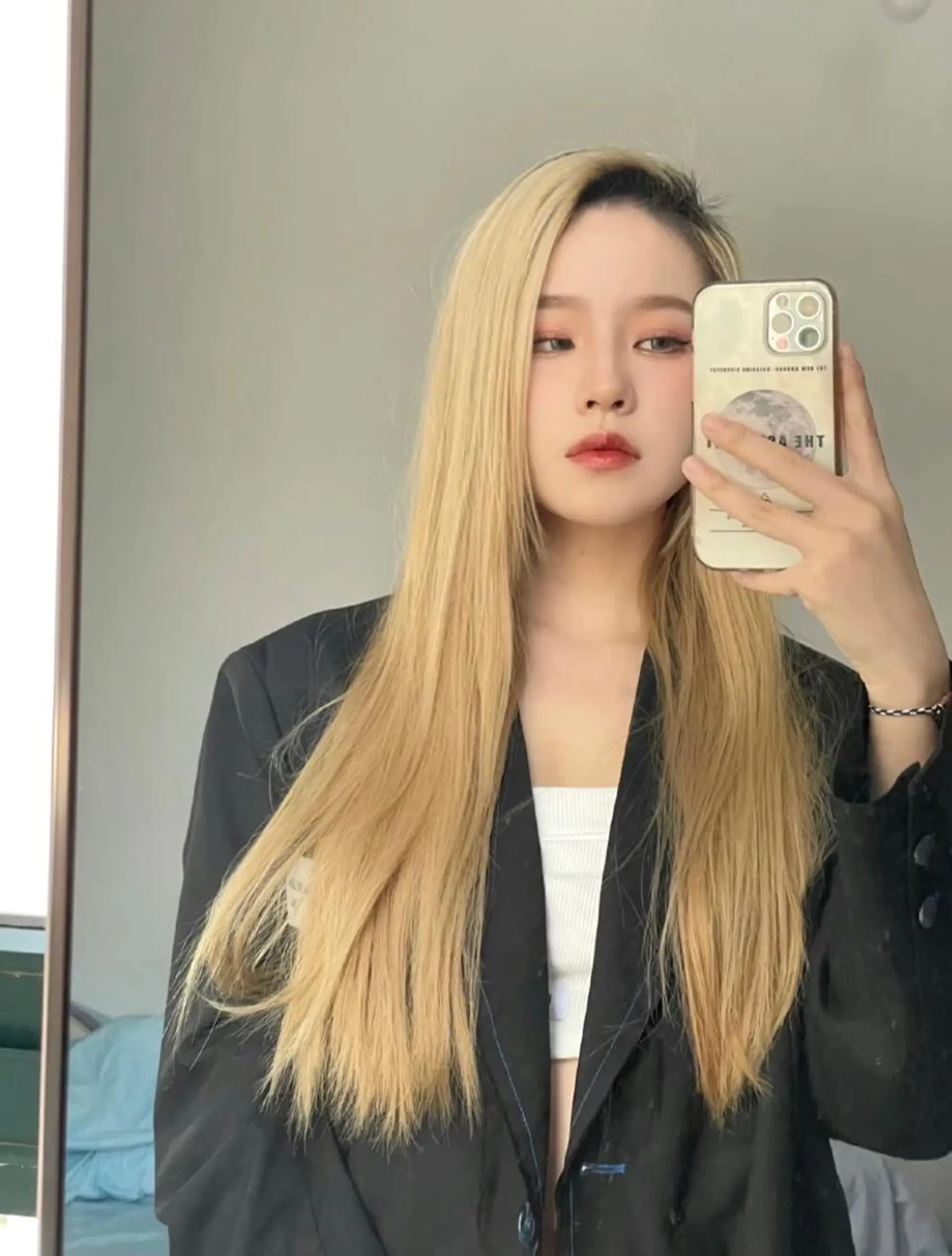 ロング カラー カット ヘアカラー レイヤー/柔色 カラー/SAkiのヘアスタイル