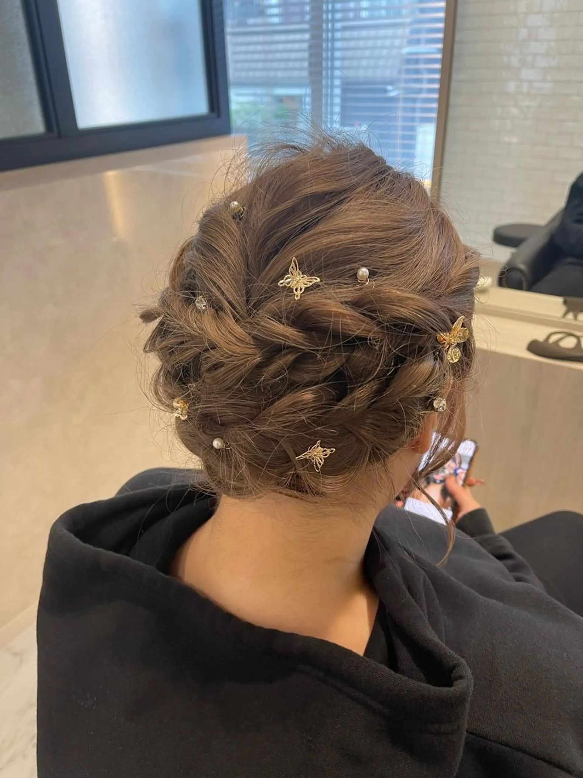 ロング ヘアアレンジ &chaLme   心斎橋所属・emi/髪質改善/ 韓国風/艶カラーのヘアスタイル