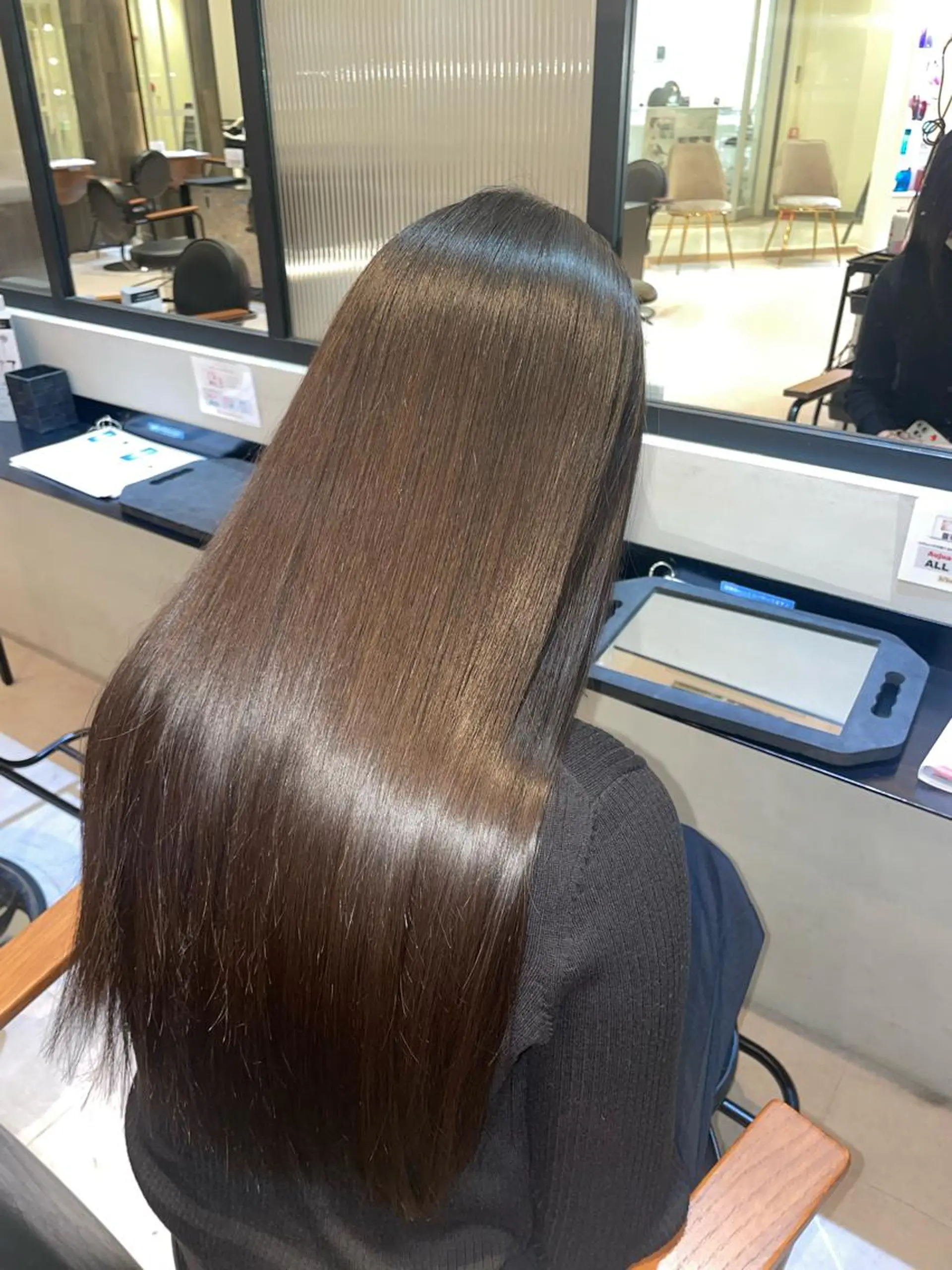 ロング トリートメント トリートメント 韓国ヘア/そら レイヤー透明感カラーのヘアスタイル