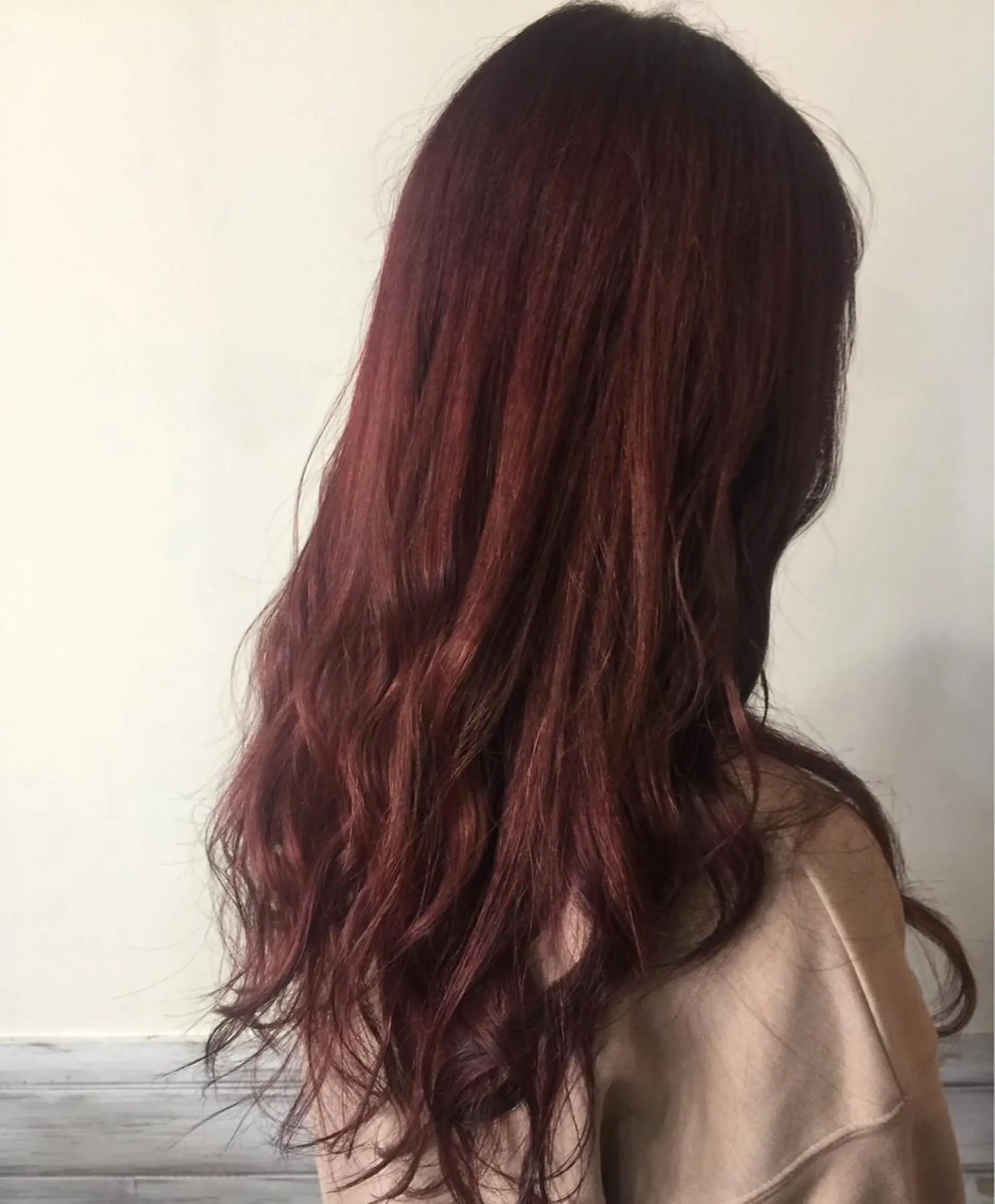 ロング カラー カット ヘアカラー トリートメント 店長 奈須 雄紀のヘアスタイル