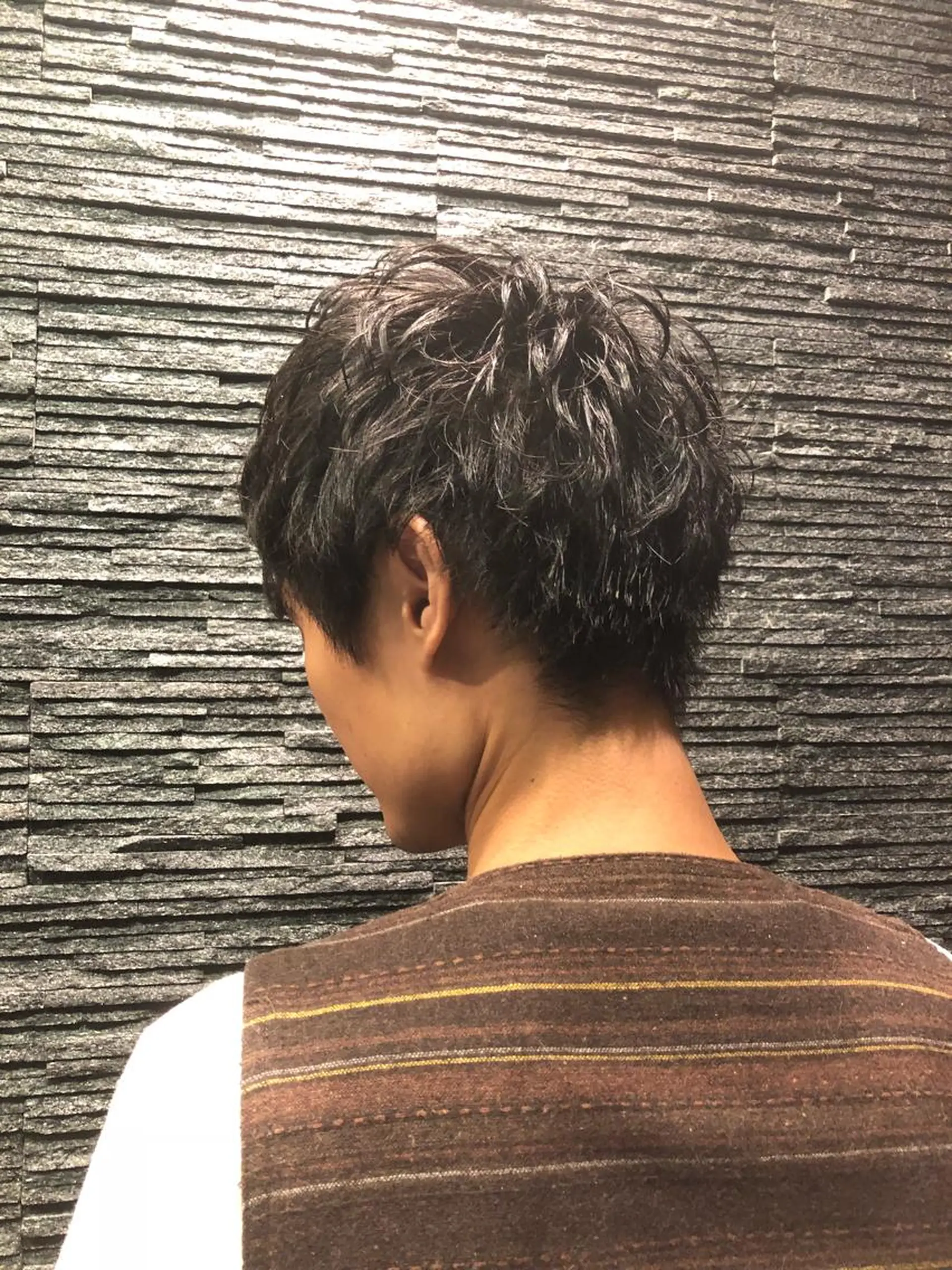 ミディアム メンズ さくま 佐久間のヘアスタイル