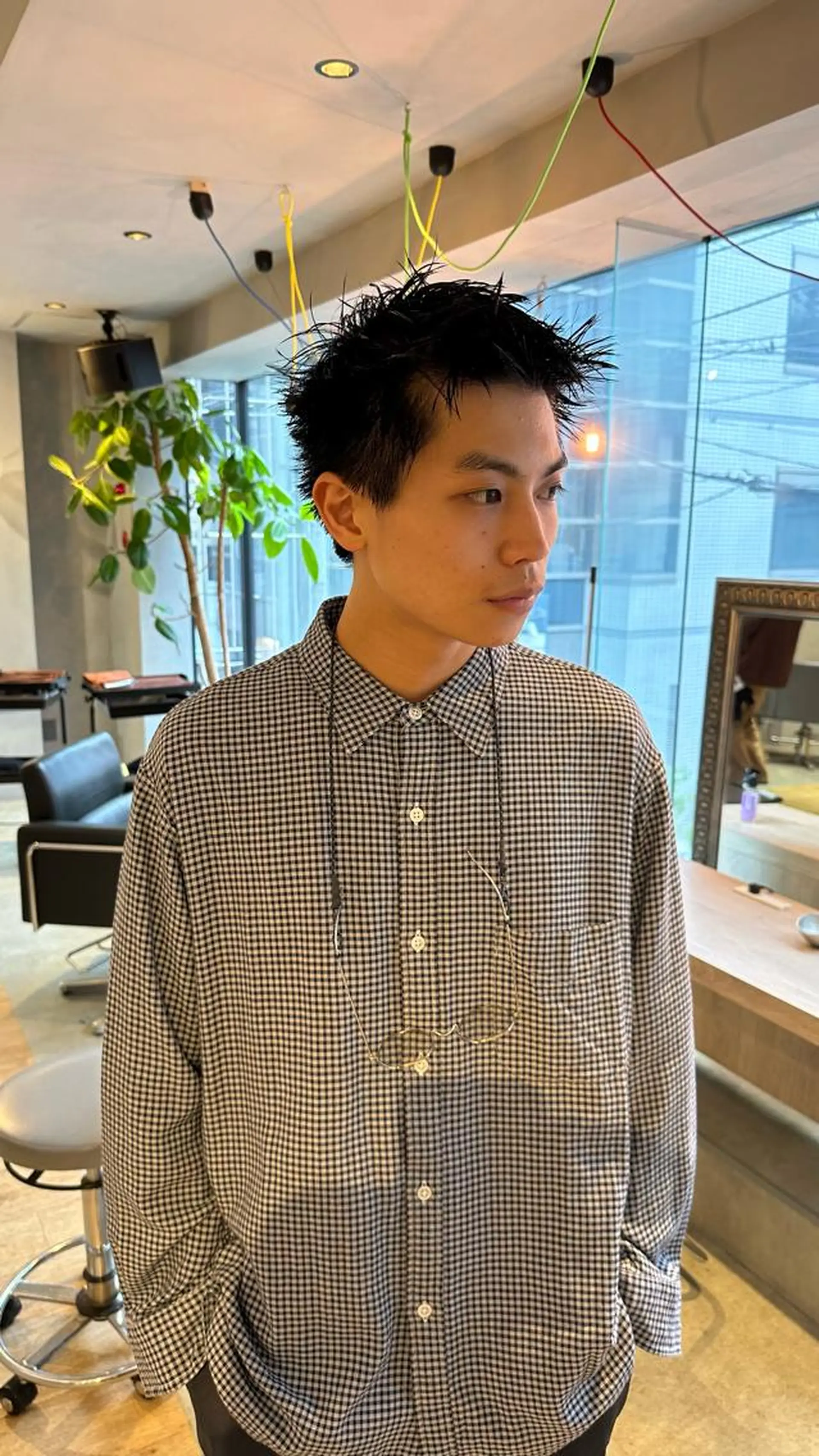 ショート メンズ 美髪・シールエクステ ホソタニリョウコのヘアスタイル