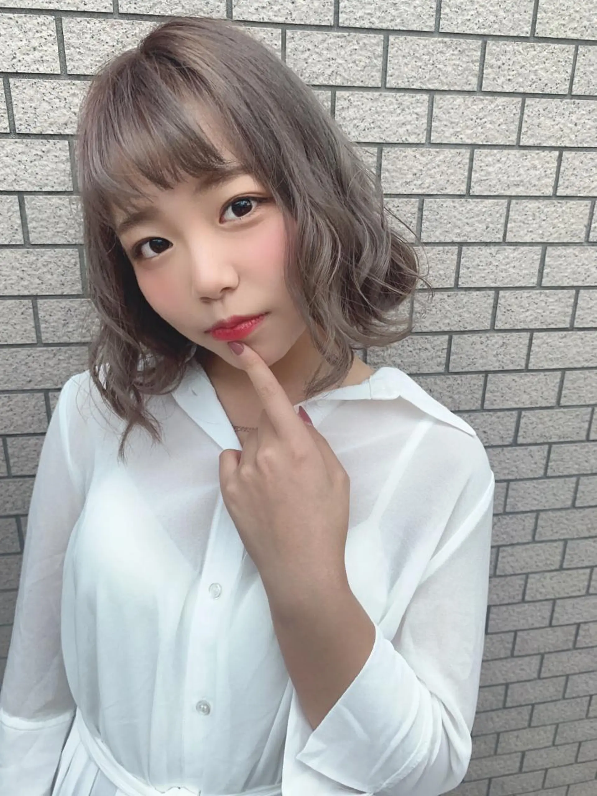 ミディアム 汐見 悠佑のヘアスタイル