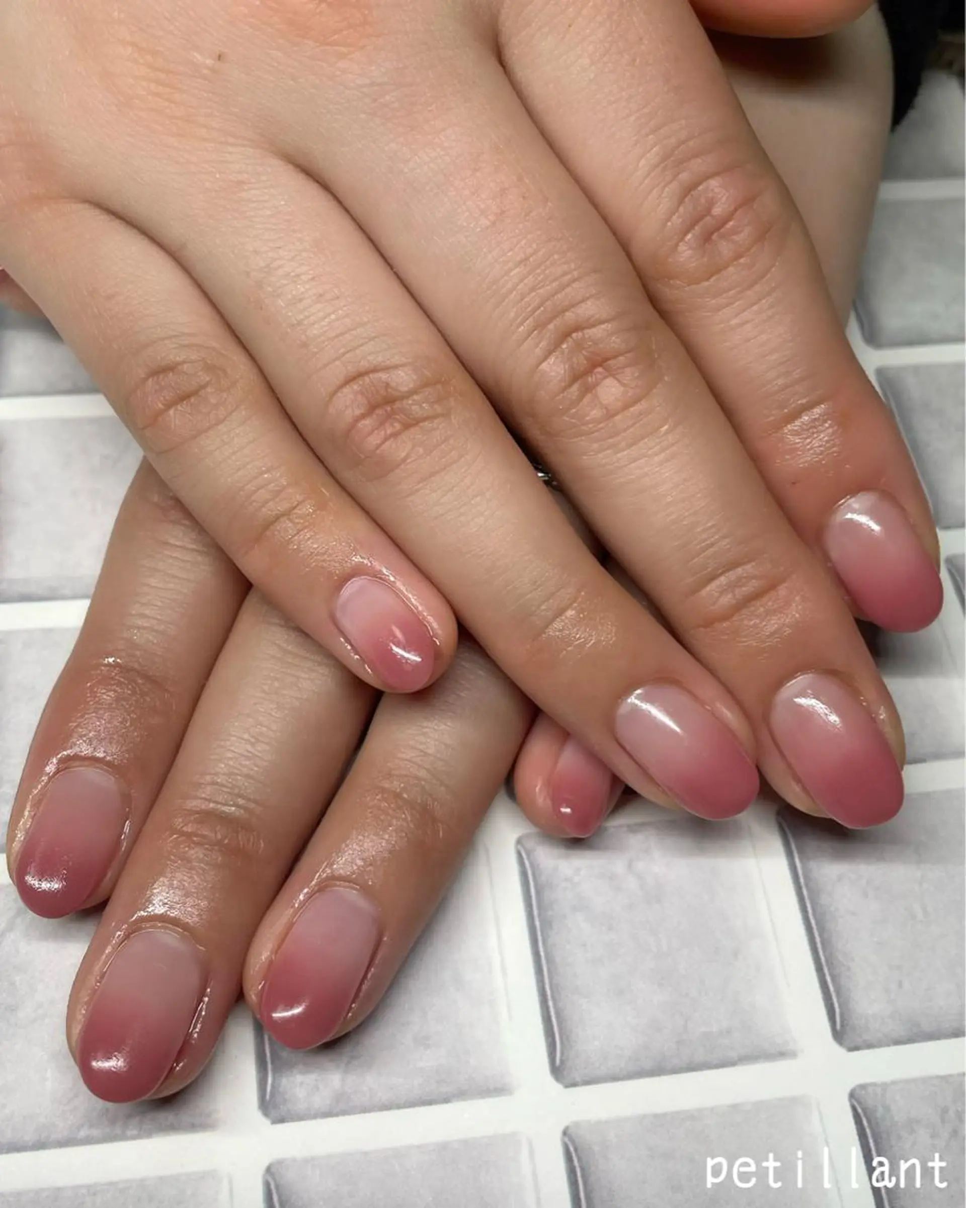 ネイル 桜ネイル グラデーション ピンク 春ネイル petillant所属・nail salon petillantのネイルデザイン