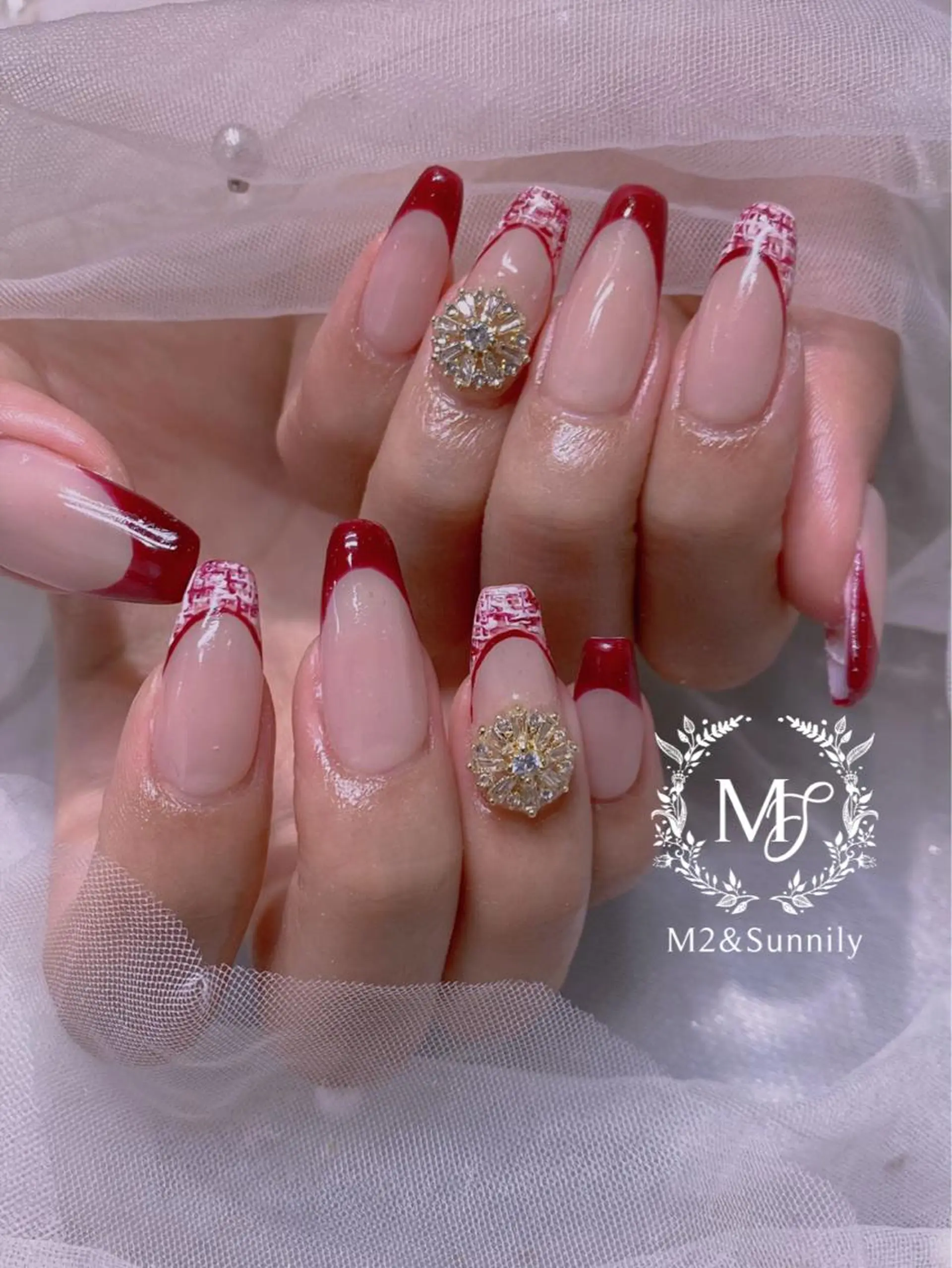 ネイル 長さだし専門店 M2 rikaのネイルデザイン