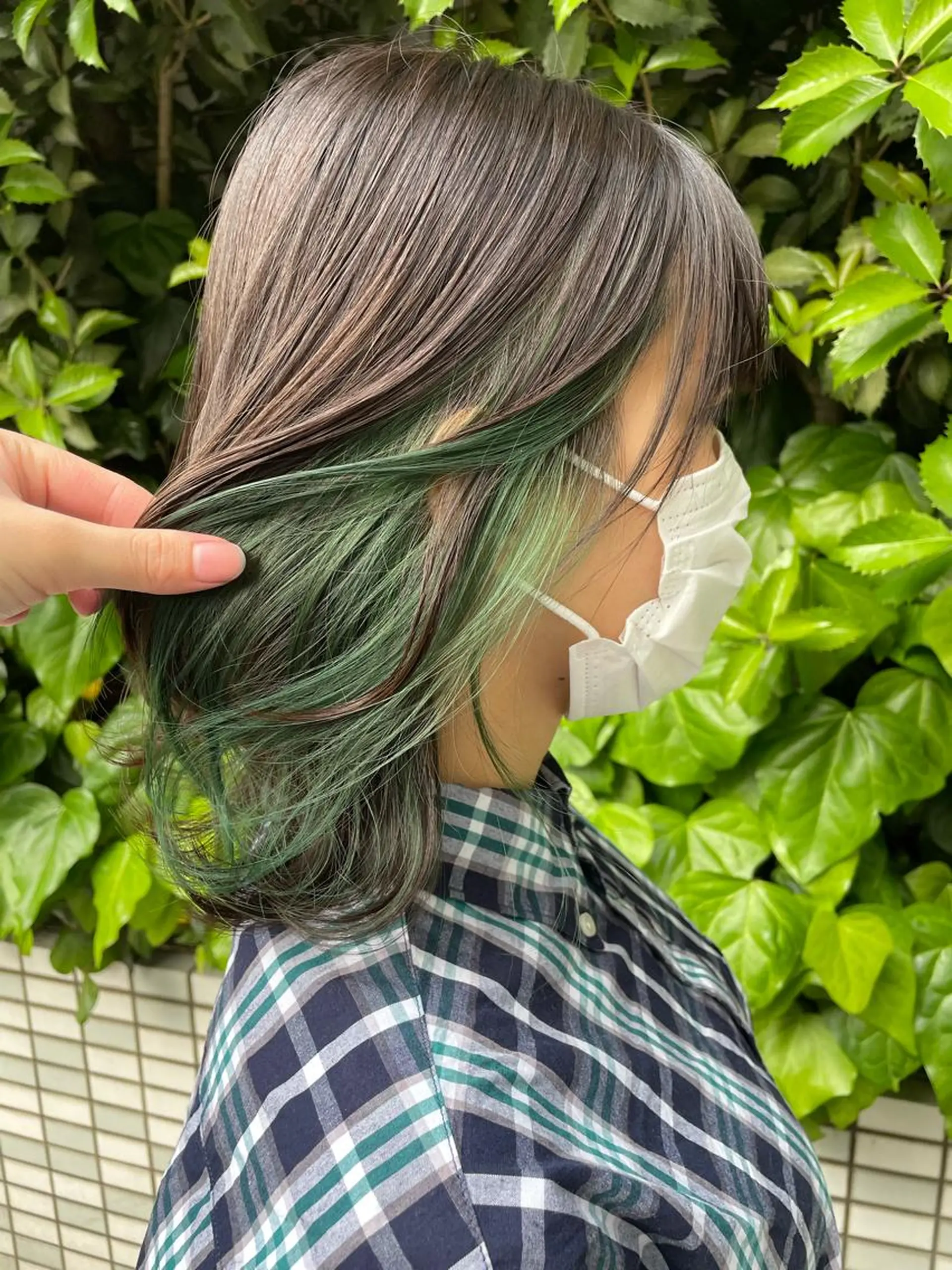 ミディアム カラー ヘアカラー カワシマ セイカのヘアスタイル