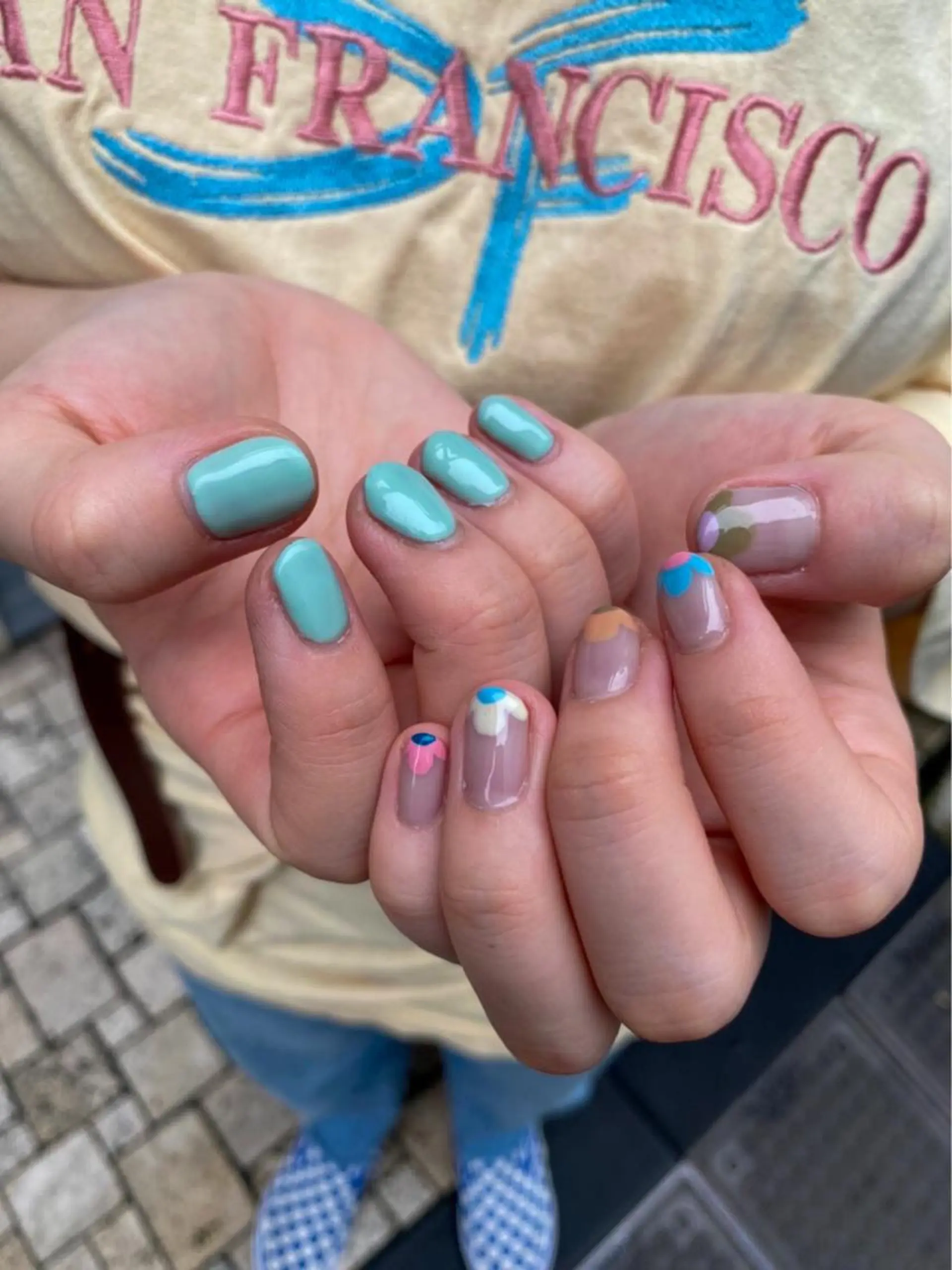 ネイル ボブ ブリーチ/miinaのヘアスタイル