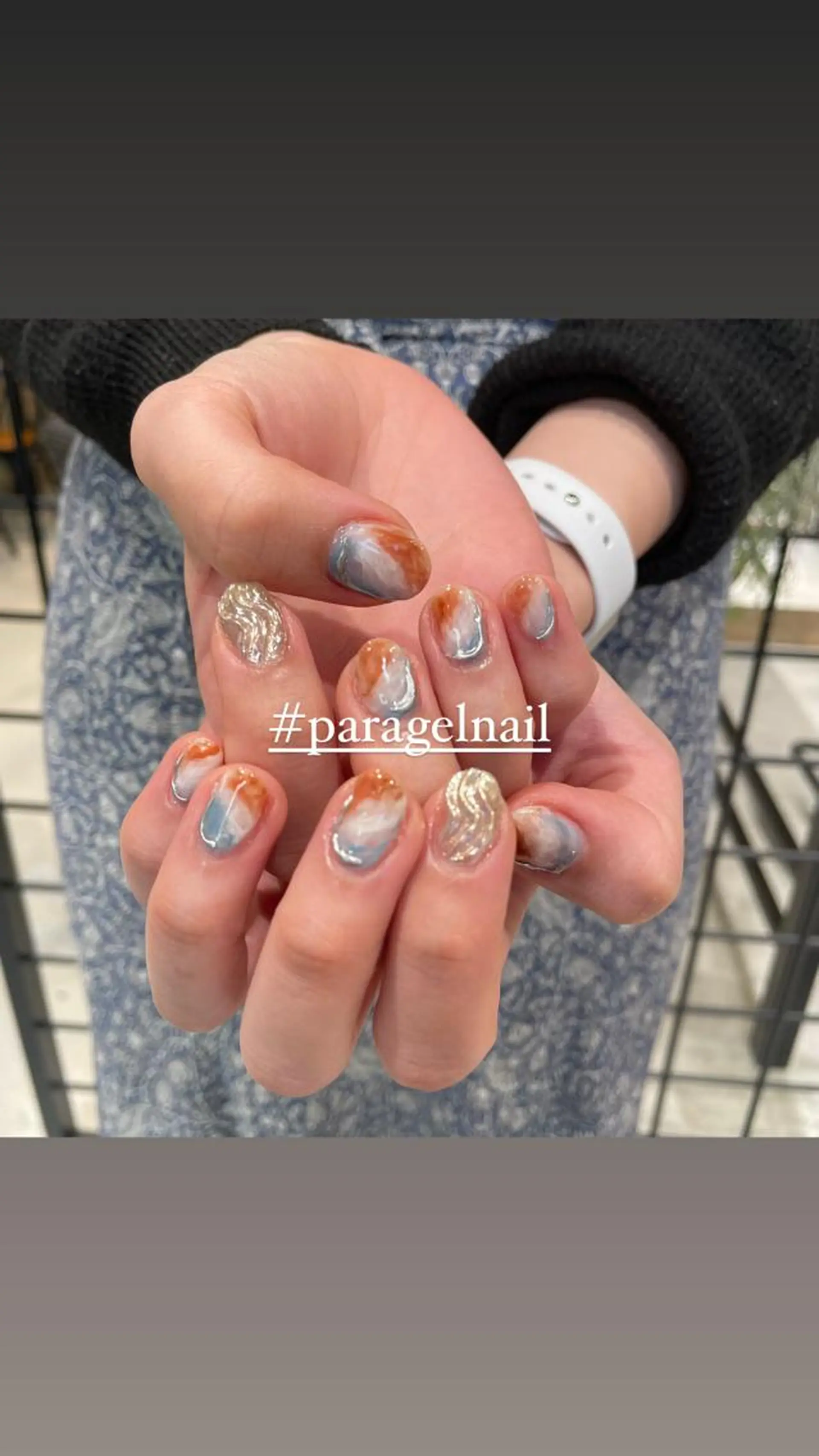 ネイル ジェルネイル パラジェル ハンドネイル 淡色ネイル 🎀moeのネイルデザイン