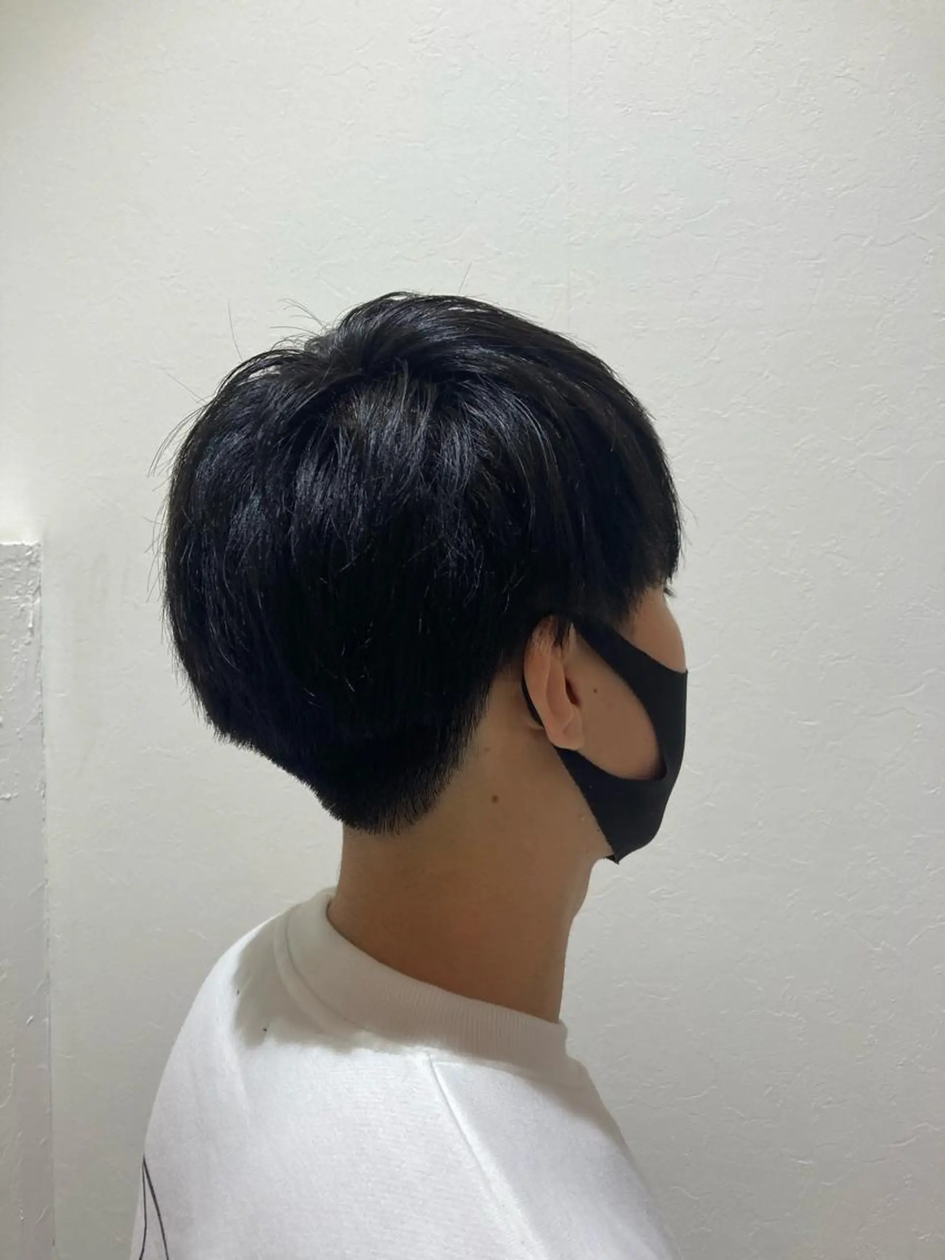 カラー メンズ 黒髪 ブルーカラー ブルーブラック 🫧高鹿汰一髪質改善 /白髪ぼかし🫧のヘアスタイル