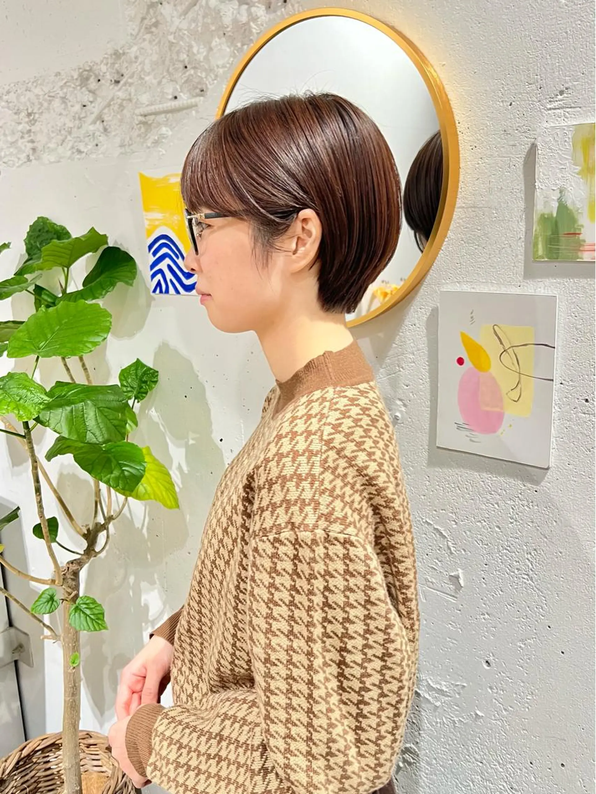 ショート カット 石井 菜々のヘアスタイル