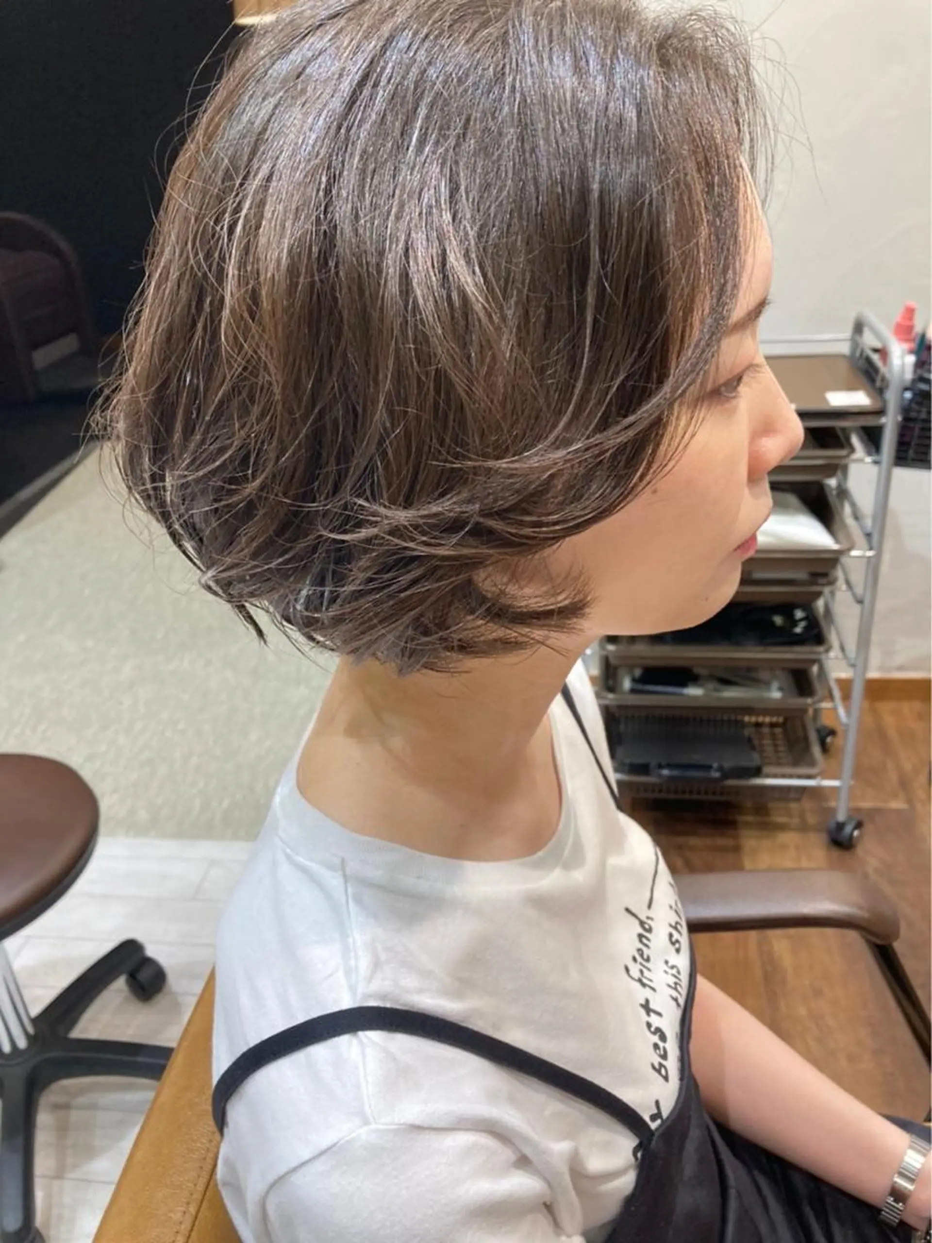 ミディアム パーマ TEN AVEDA ららぽーと所属・🍀奥田 剛史🍀のヘアスタイル