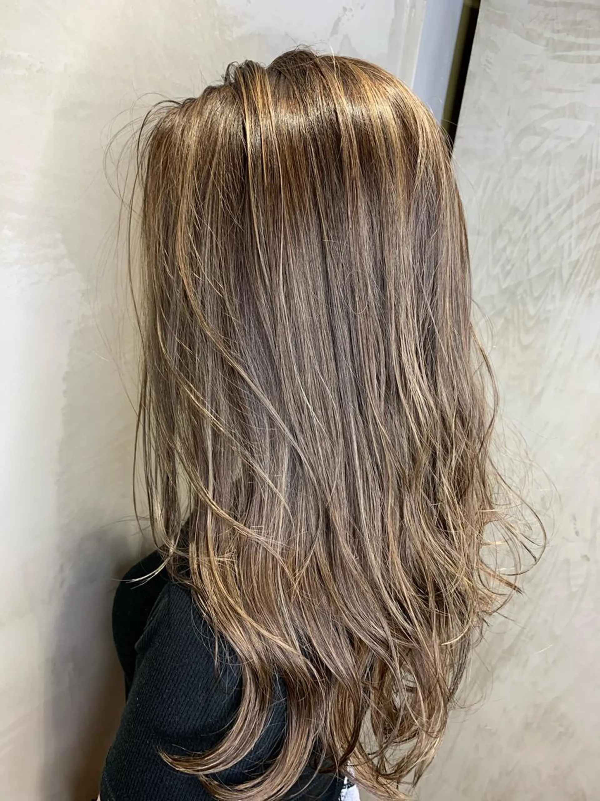 ロング ハイライト 佐藤/本物志向の 髪質改善サロンのヘアスタイル