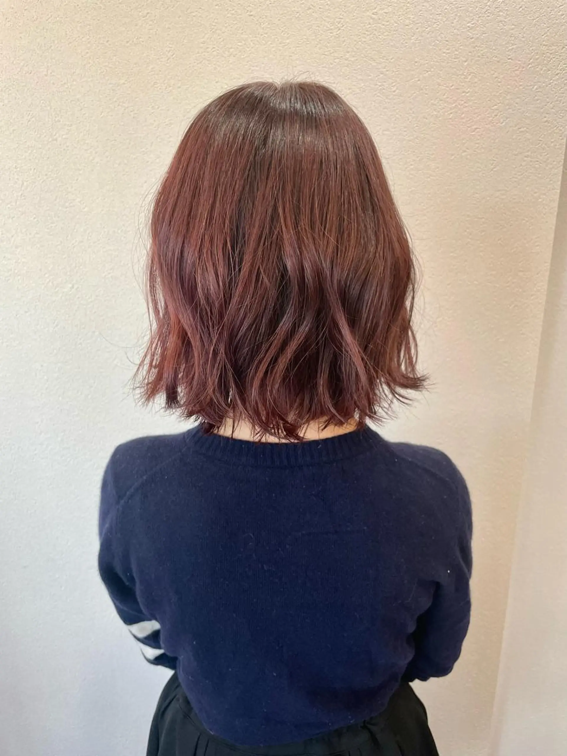 ショート カラー ブラウンカラー ピンクカラー ピンクブラウン ヘアカラー トリートメント ボブ/髪質改善/ soiナカジママドリのヘアスタイル