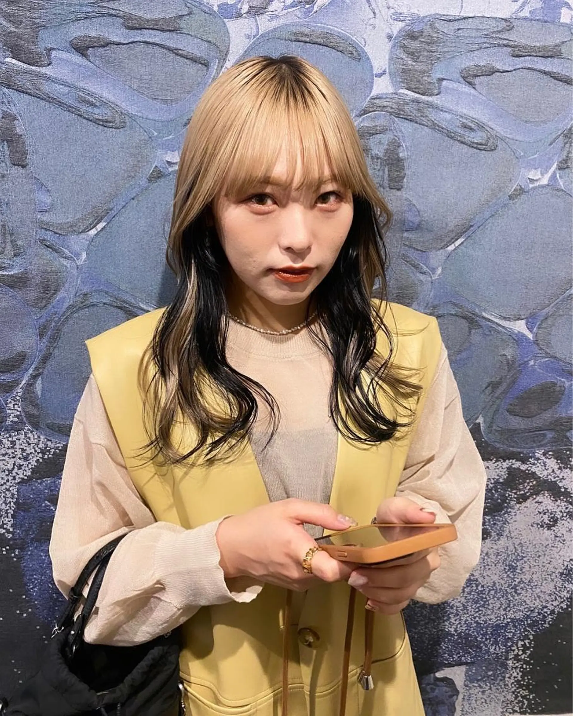 ミディアム カラー ヘアアレンジ 黒髪 GIVET (ジヴェ)所属・撮影モデル募集 🦋soemikaのヘアスタイル