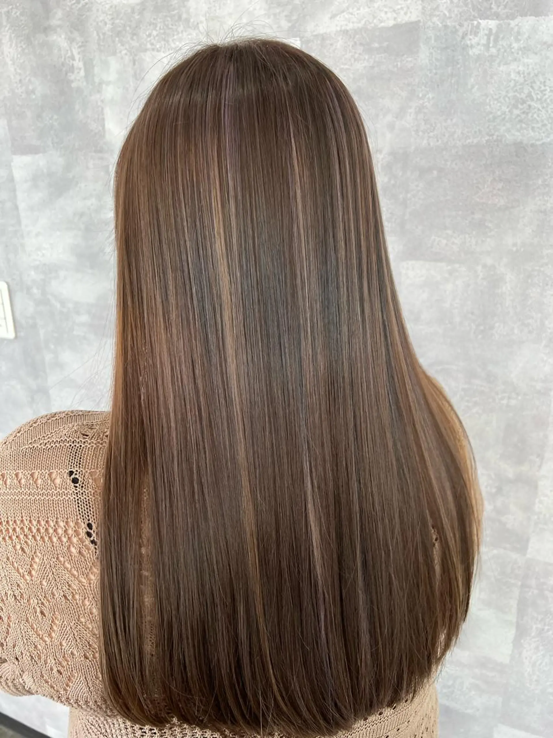 ロング カラー レイヤーカット ✨藤原のヘアスタイル