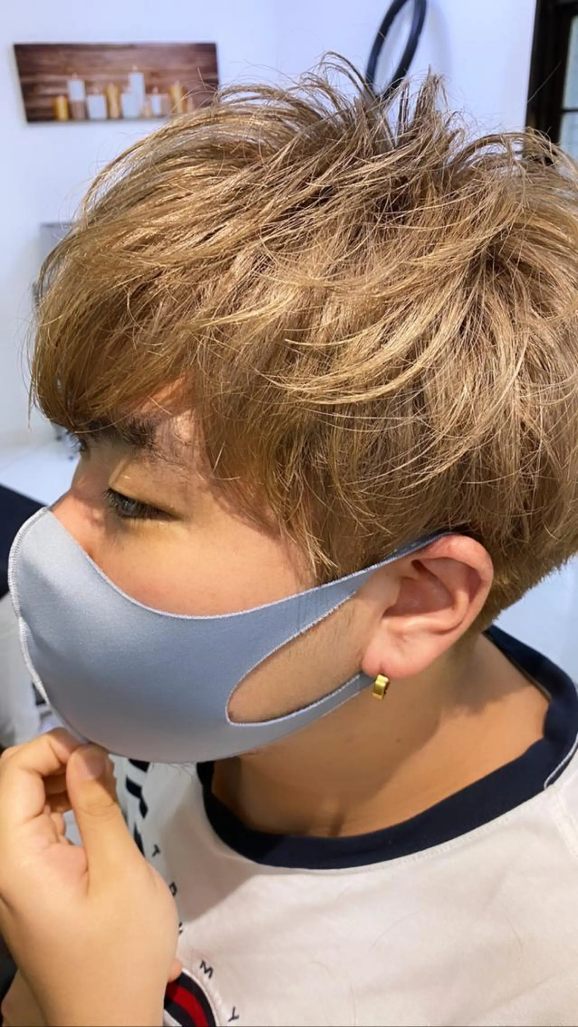 メンズ カット ヘアカラー トリートメント amber所属・🌈ショートの達人 HIROMU🌈のヘアスタイル