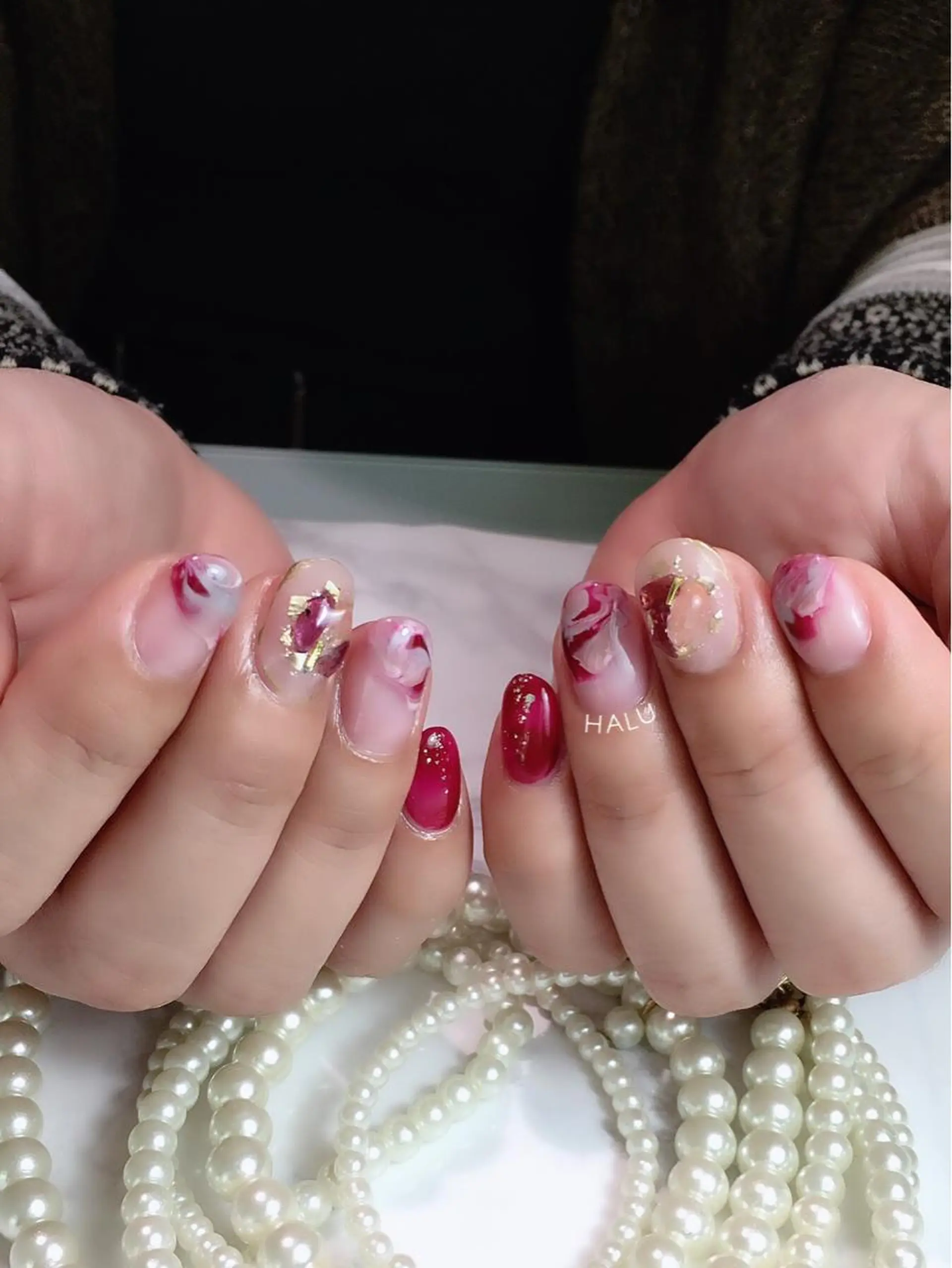 ネイル ニュアンスネイル HALU ハルのネイルデザイン