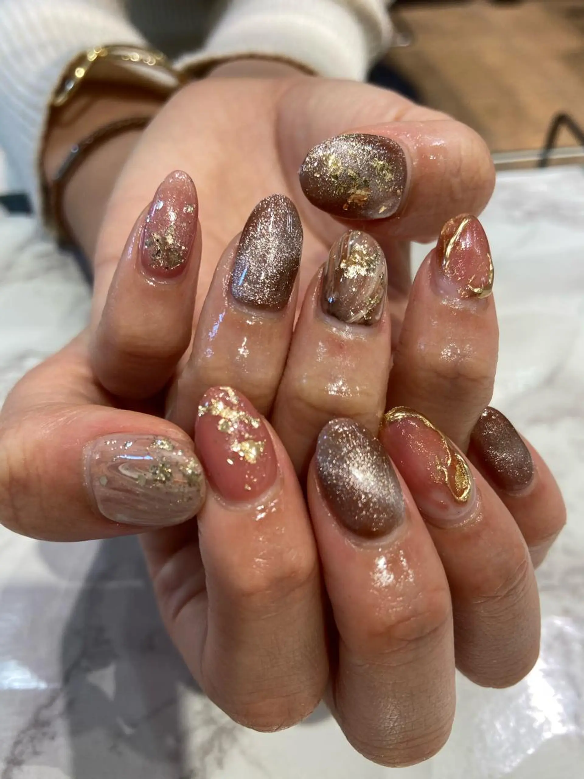 ネイル 🧸プルエクステ❤︎ ネイルKAO🧸のヘアスタイル