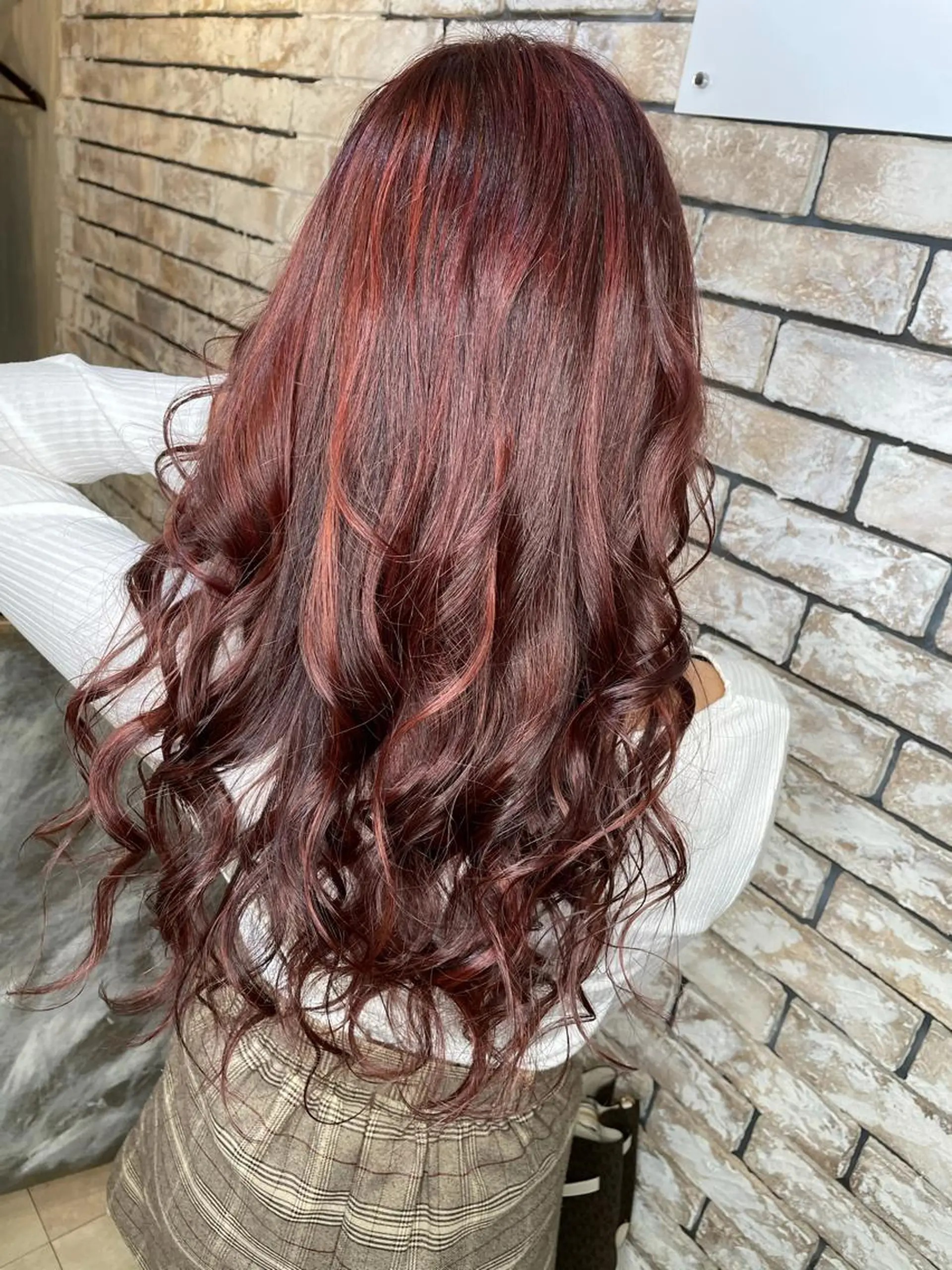 ロング ハイライト 北千住10分 肥高　壮汰のヘアスタイル