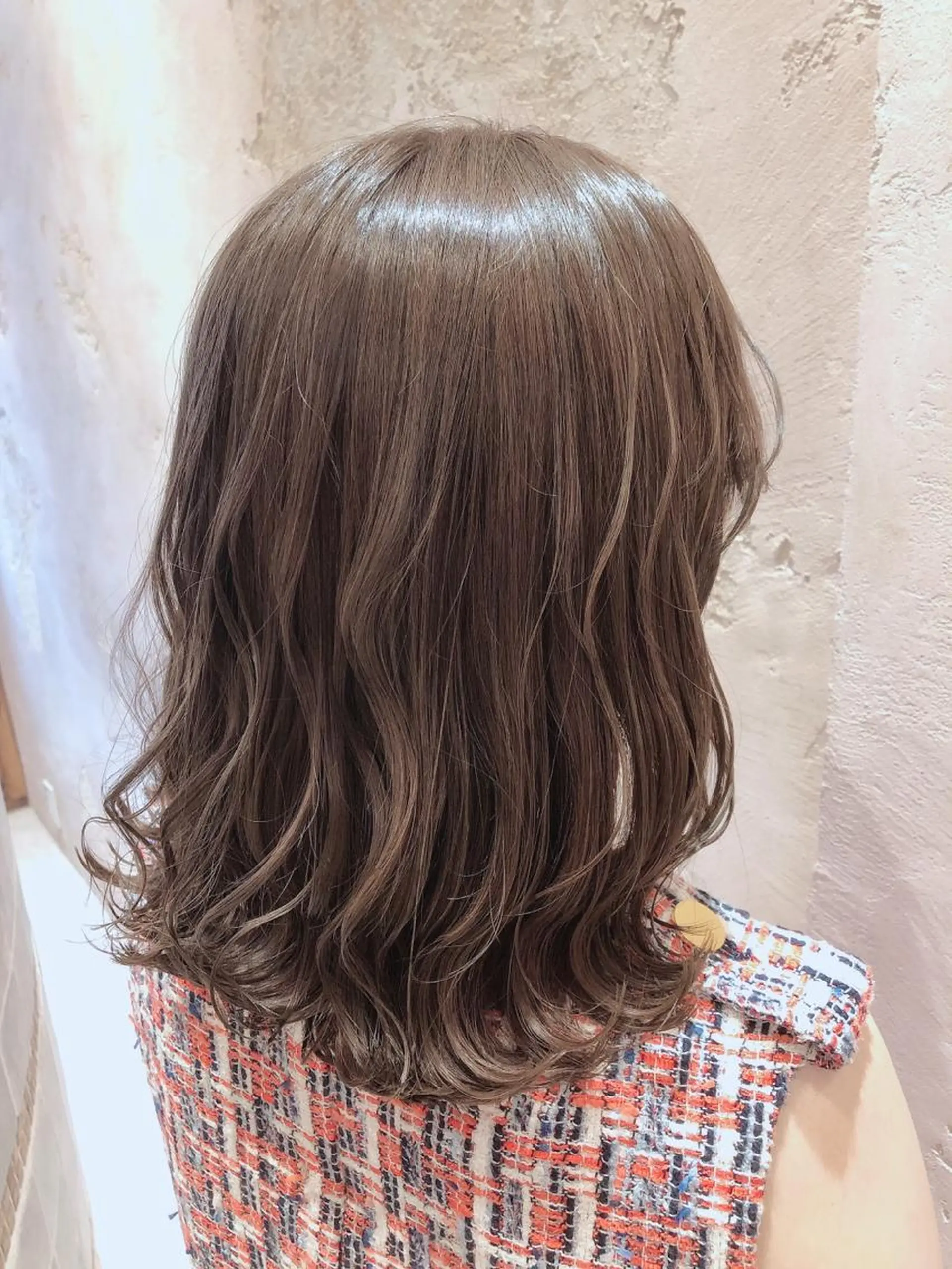 ミディアム カット ヘアカラー トリートメント 代表山口ひな 髪質改善のプロのヘアスタイル