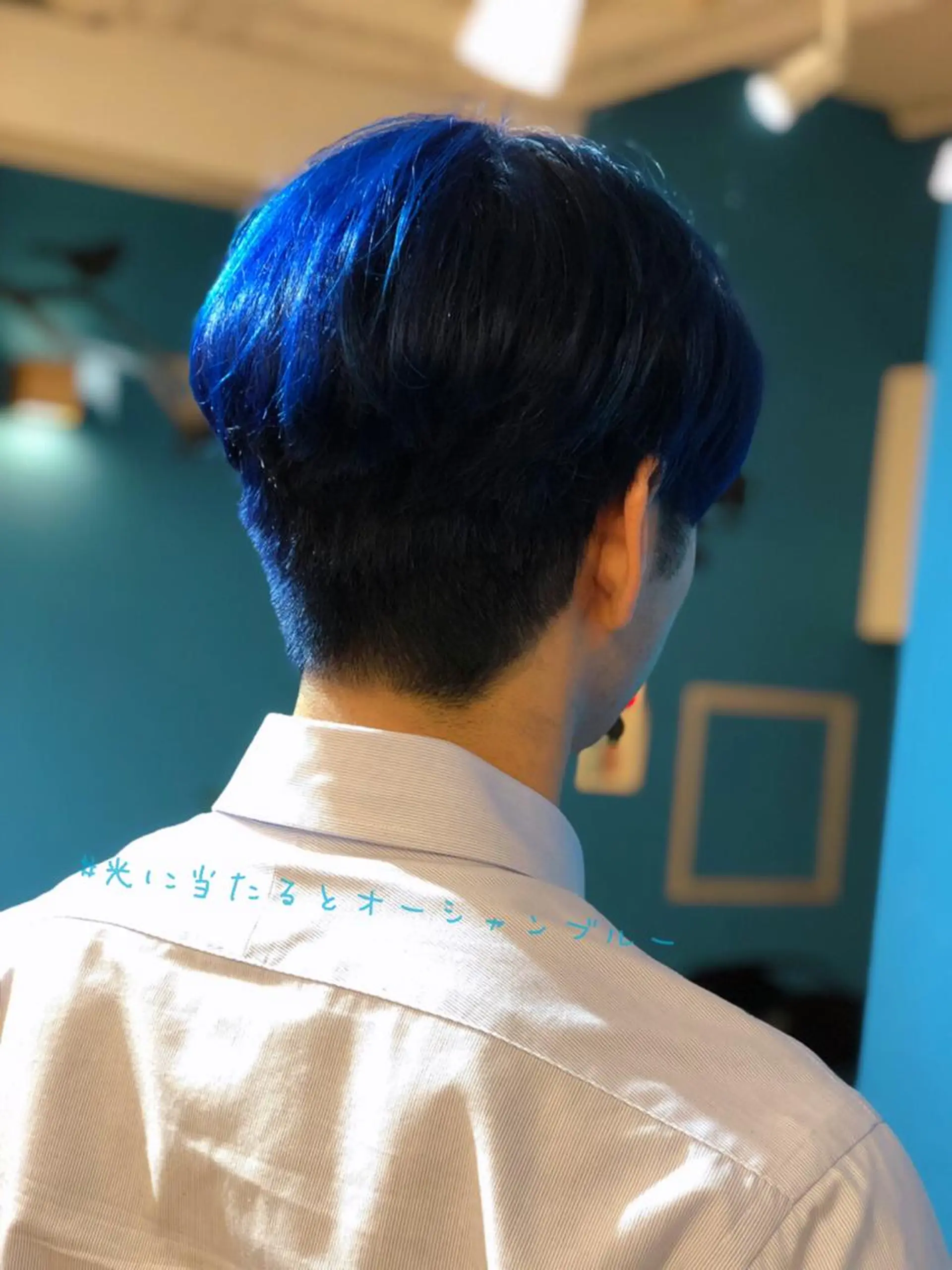 ショート カラー メンズ ✖️リーアキト LEEAKITO✖️のヘアスタイル