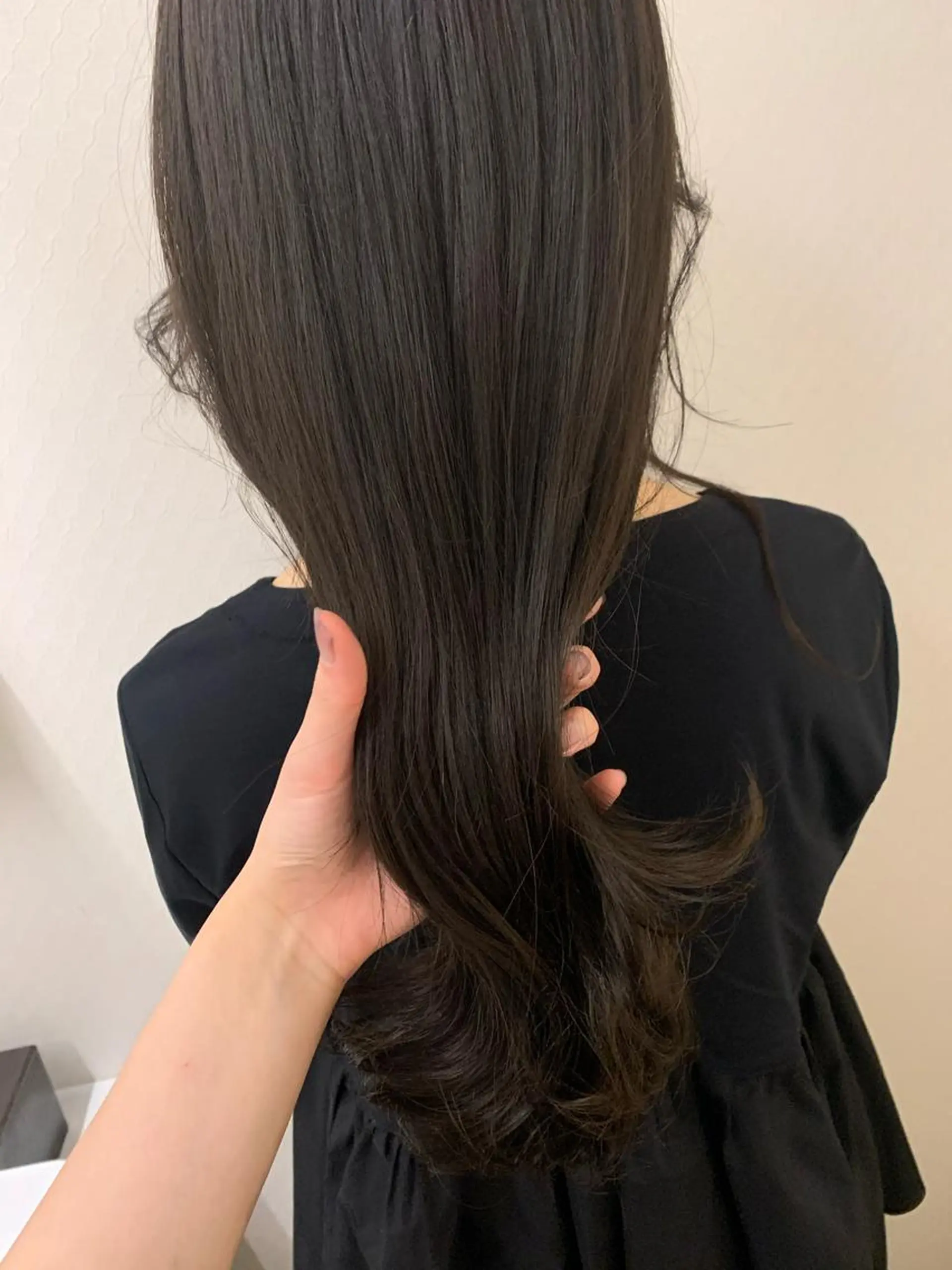 ロング カラー ブラウンカラー ナチュラルブラウン unico.所属・韓国ヘア/暖色カラー 新美多英のヘアスタイル