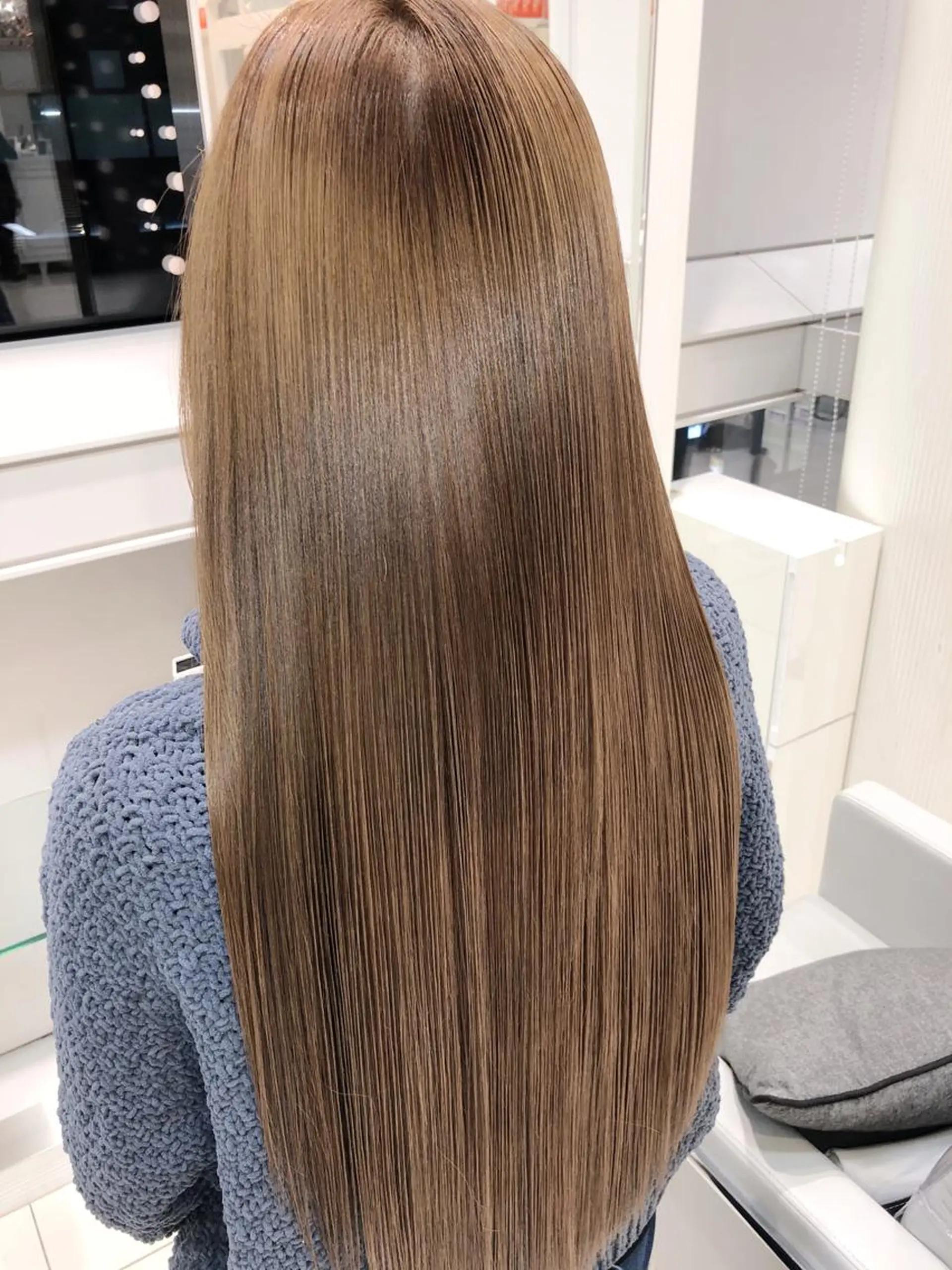 ロング カラー イルミナカラー カット ヘアカラー トリートメント 縮毛矯正/髪質改善 /ブリーチ/東陽町✨のヘアスタイル