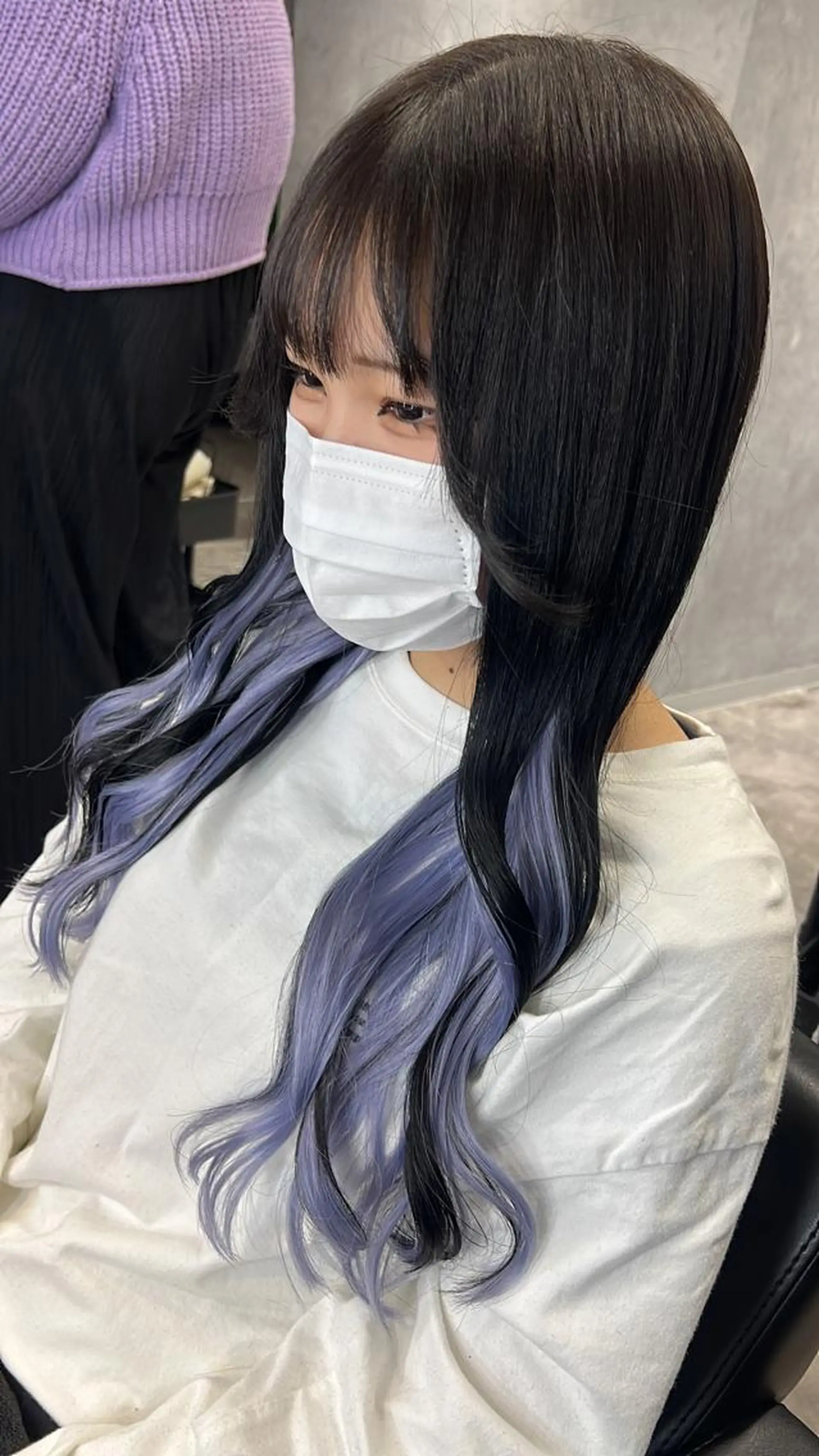 カラー mimiiy梅田 中崎町ハイトーンのヘアスタイル
