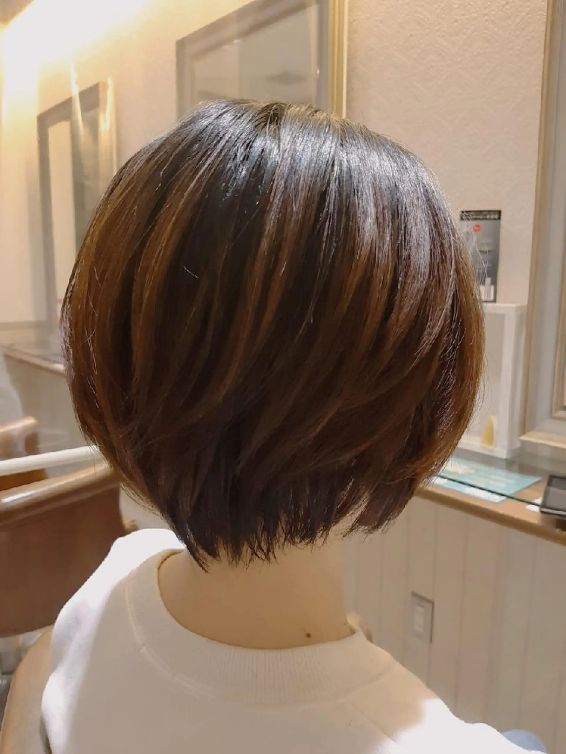 ショート はらだ ともこ☺︎のヘアスタイル