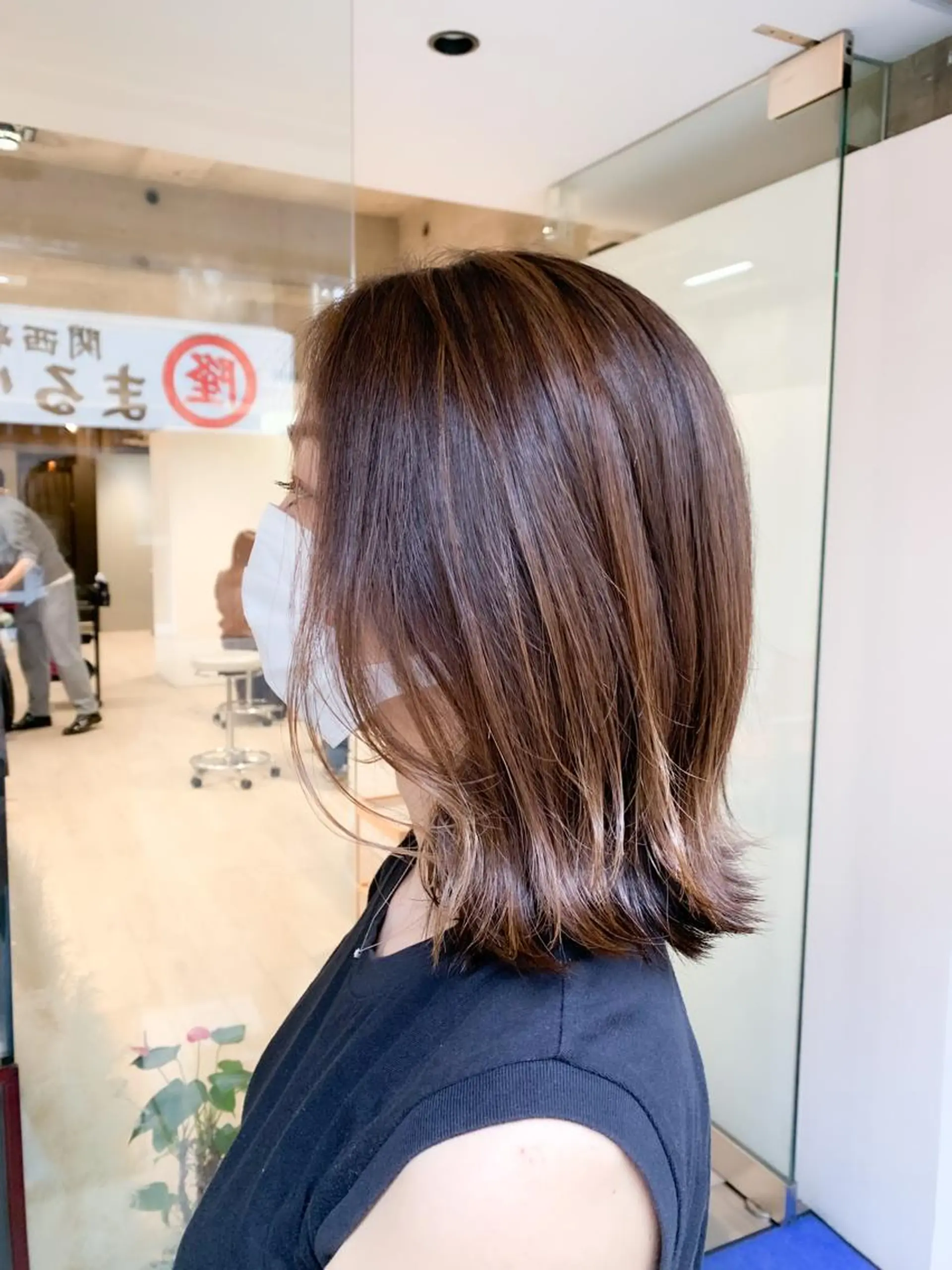 ショート カラー ハイライトカラー ハイライト ヘアカラー えんどう みほのヘアスタイル