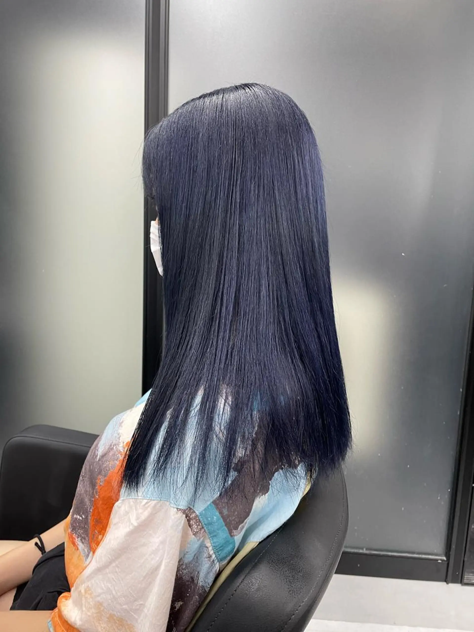 ロング カラー ダブルカラー ネイビーカラー Wehlen所属・透明感カラー🌟 keisukeのヘアスタイル