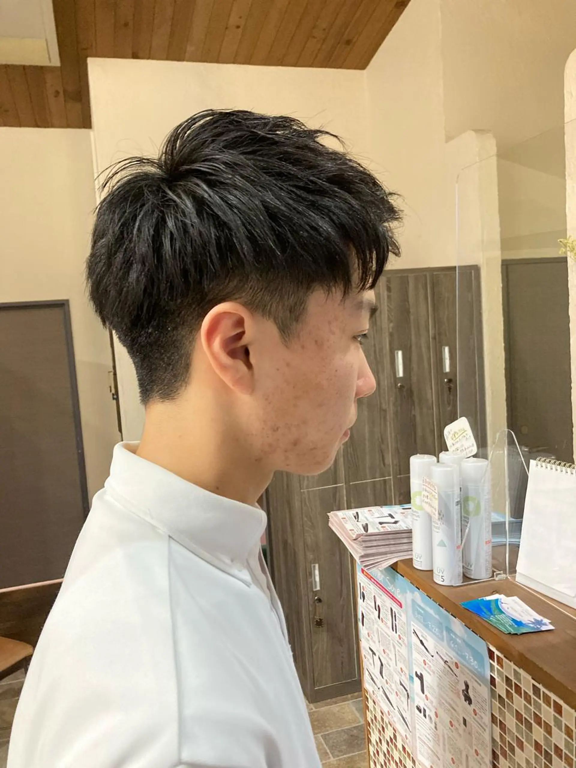 ショート メンズ 加藤 泰地のヘアスタイル