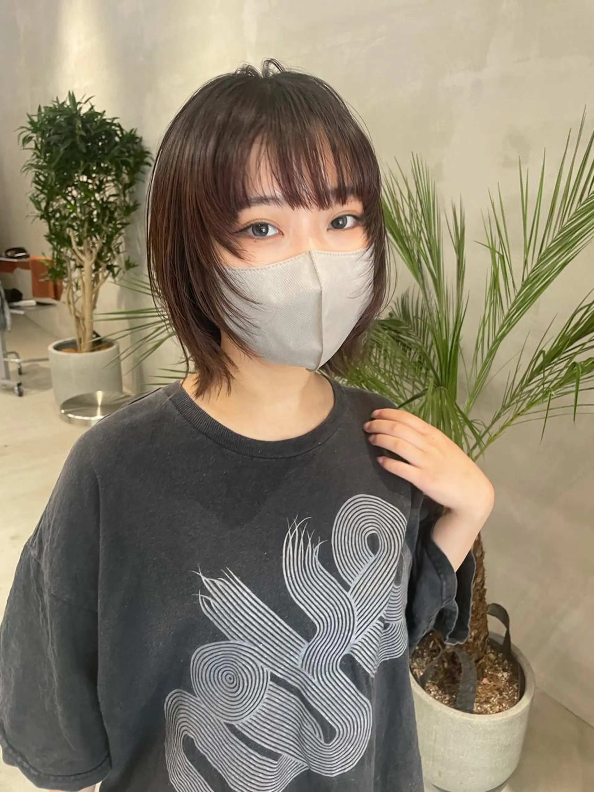 ミディアム wewe: momoeのヘアスタイル