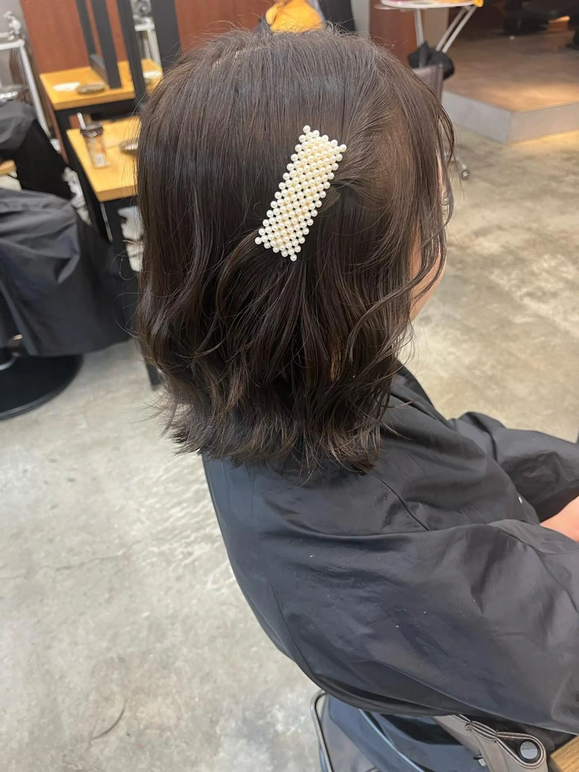 ミディアム カラー 透明感カラー カット ヘアカラー トリートメント 🩷ハイトーン透明感 レイヤー🩷ユリカのヘアスタイル