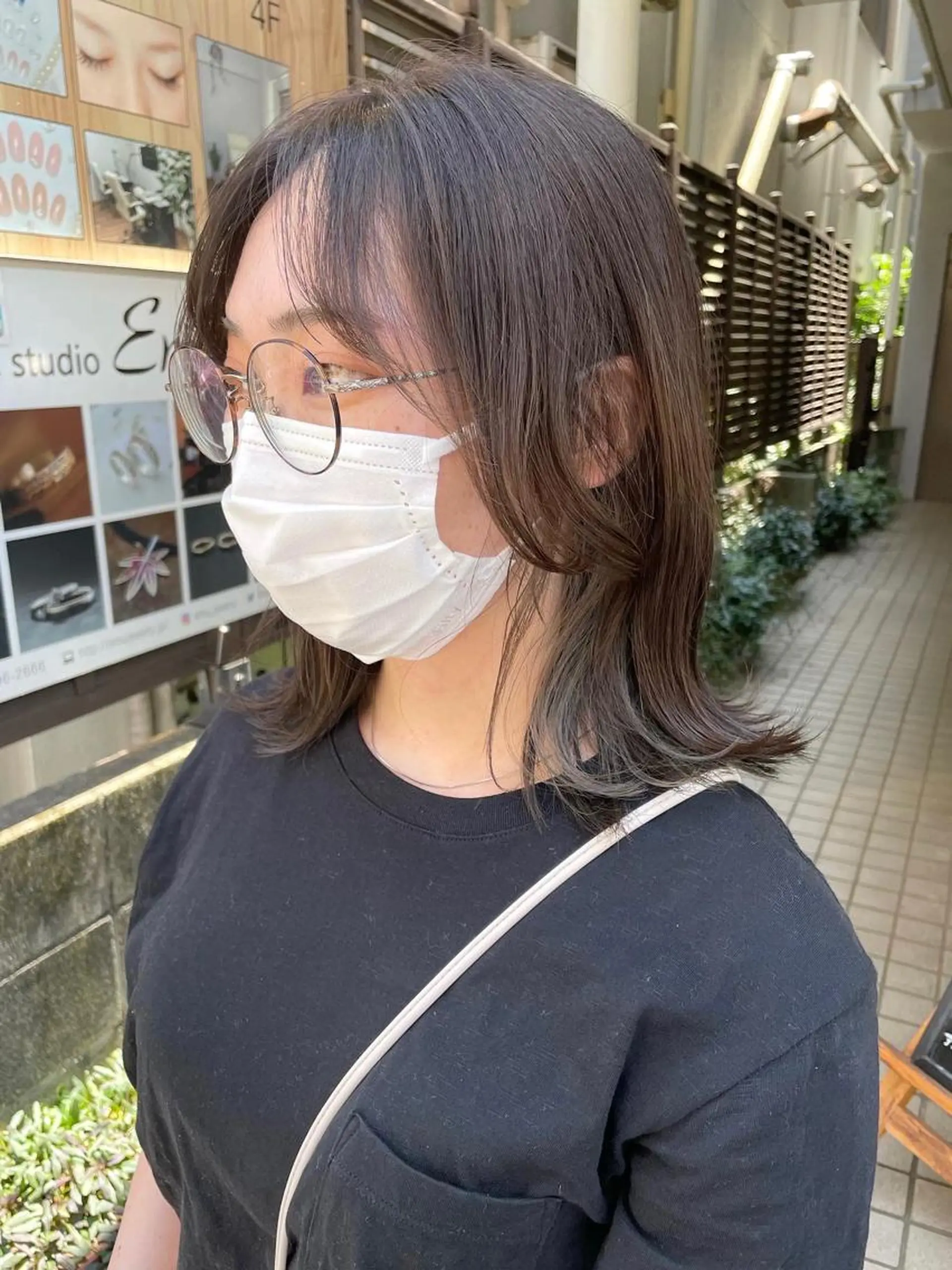 ミディアム カラー 銀座No.1髪質改善 縮毛矯正/本木のヘアスタイル