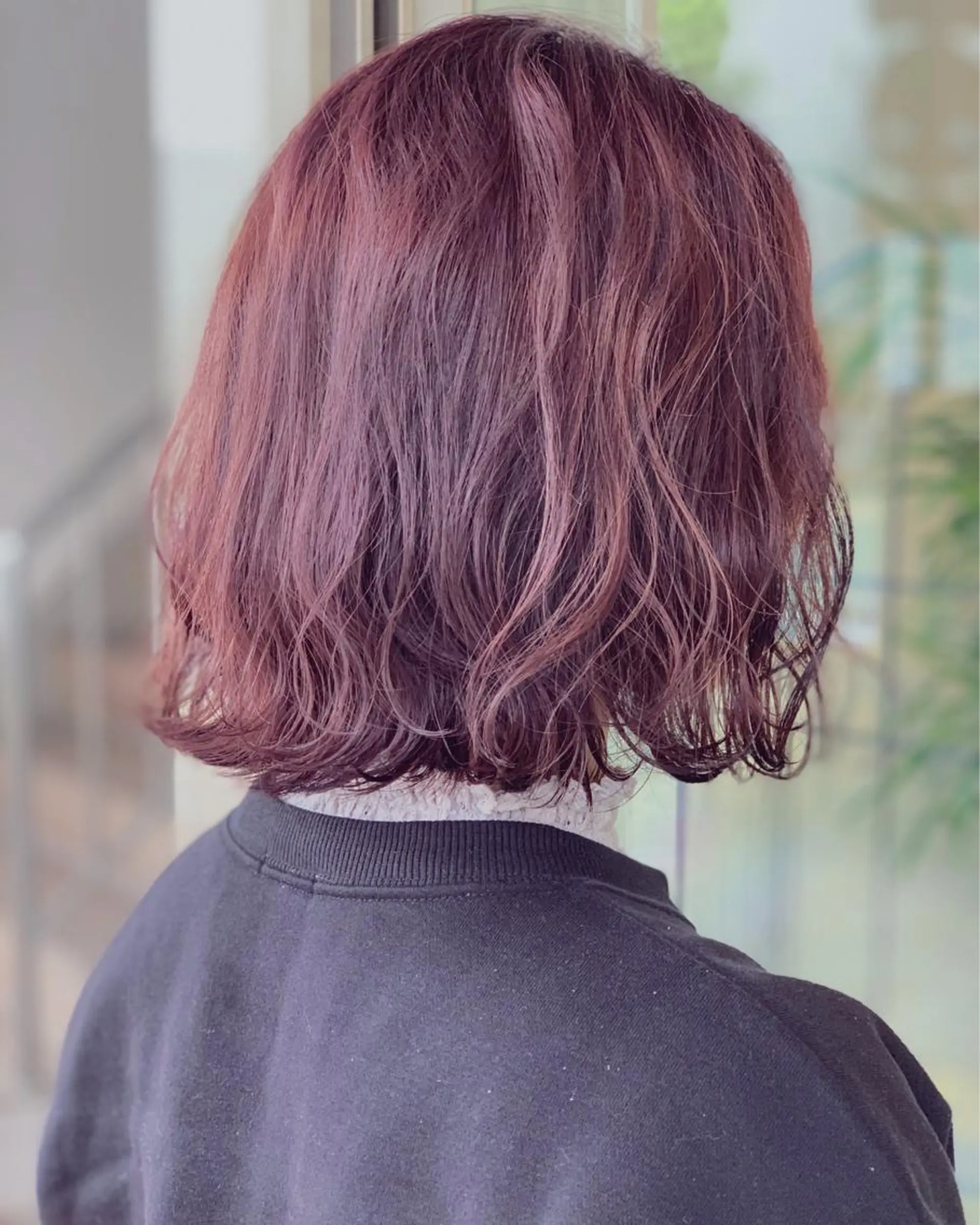 ミディアム カラー ブリーチ パープルカラー ヘアカラー m ā l o.🌷 サカモトマイコのヘアスタイル