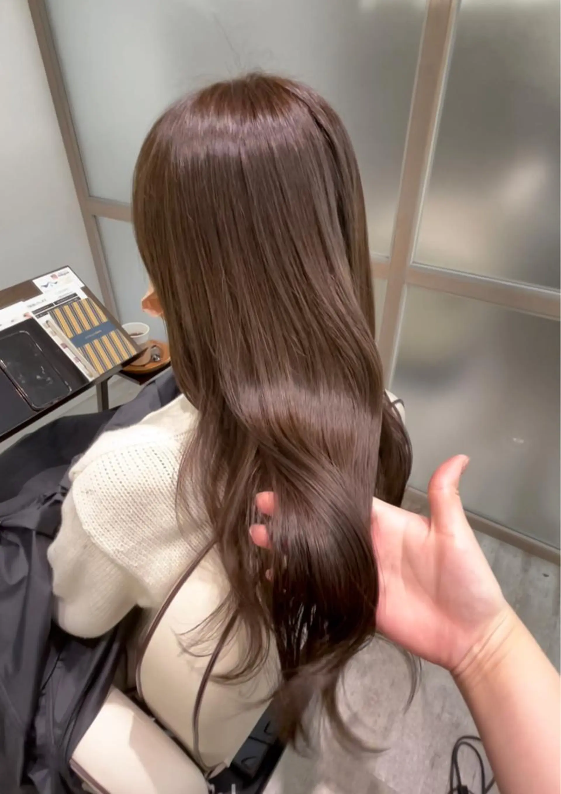 ロング カラー カット ヘアカラー トリートメント 🫧MITO カイレアサロン🫧のヘアスタイル