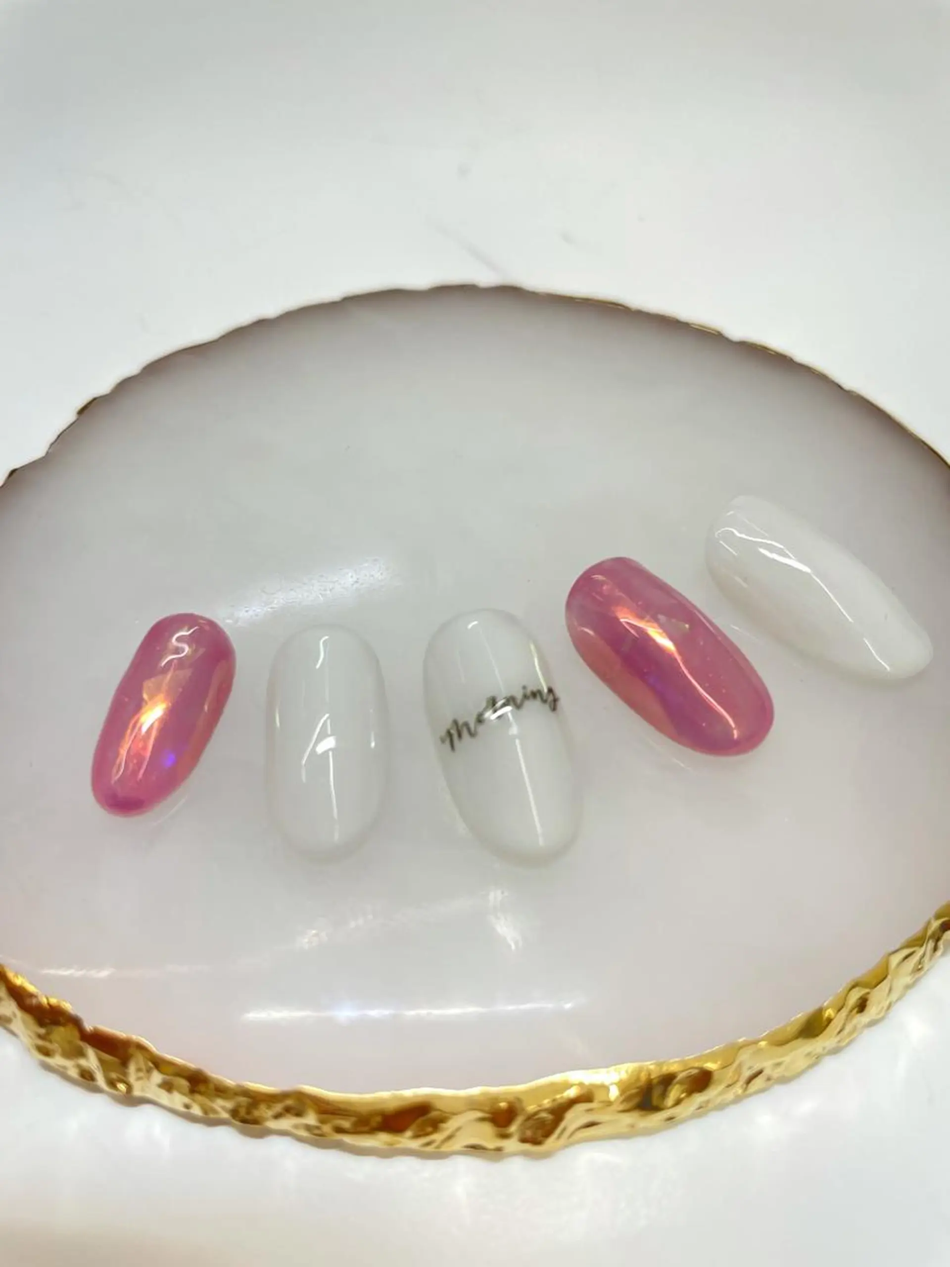 ネイル キラキラネイル ピンク nail Eclat所属・志賀野 美喜のネイルデザイン