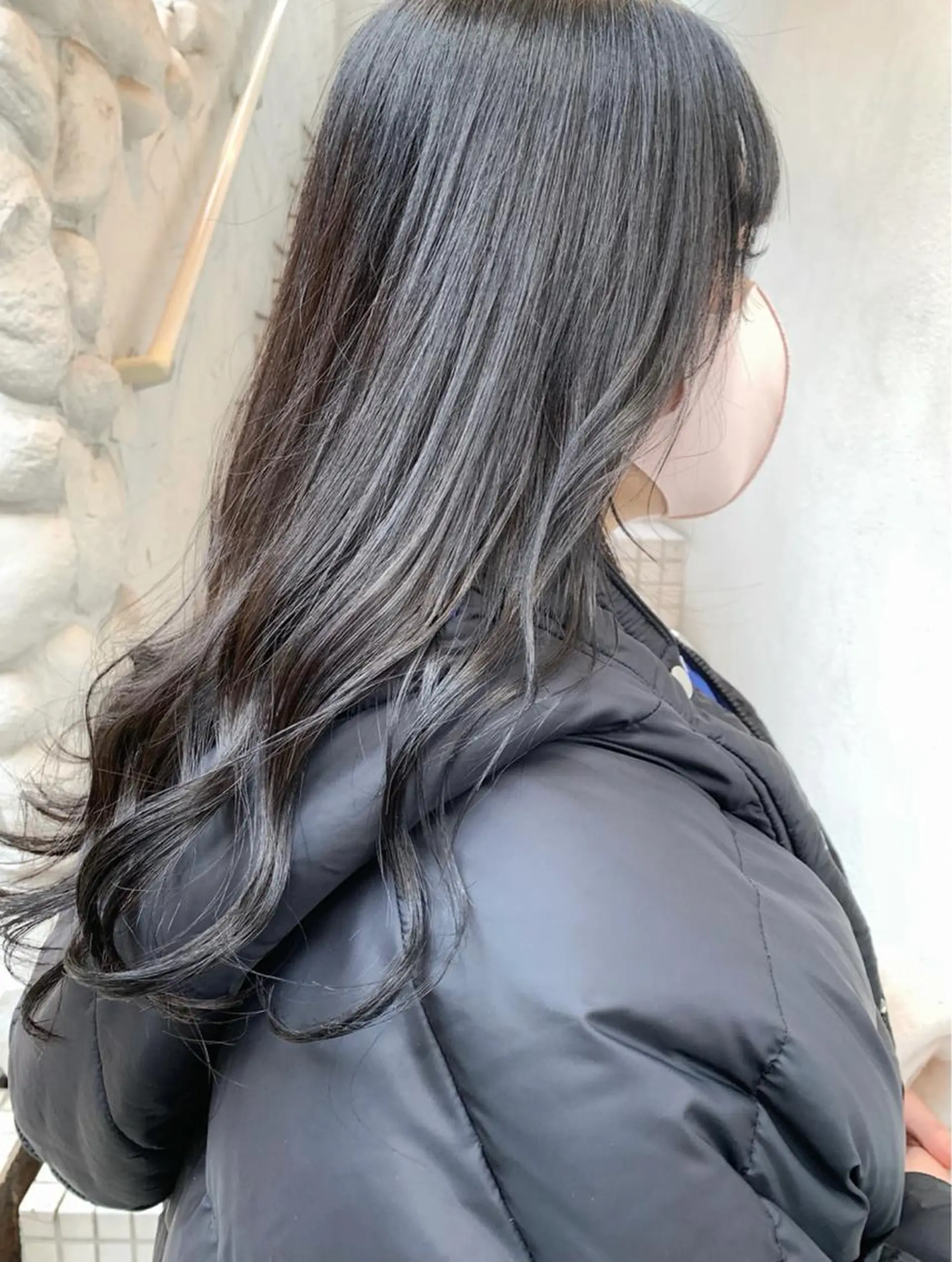 ロング カラー ラベンダーカラー ラベンダーグレー 樫原裕二 /柔らかいカラーのヘアスタイル