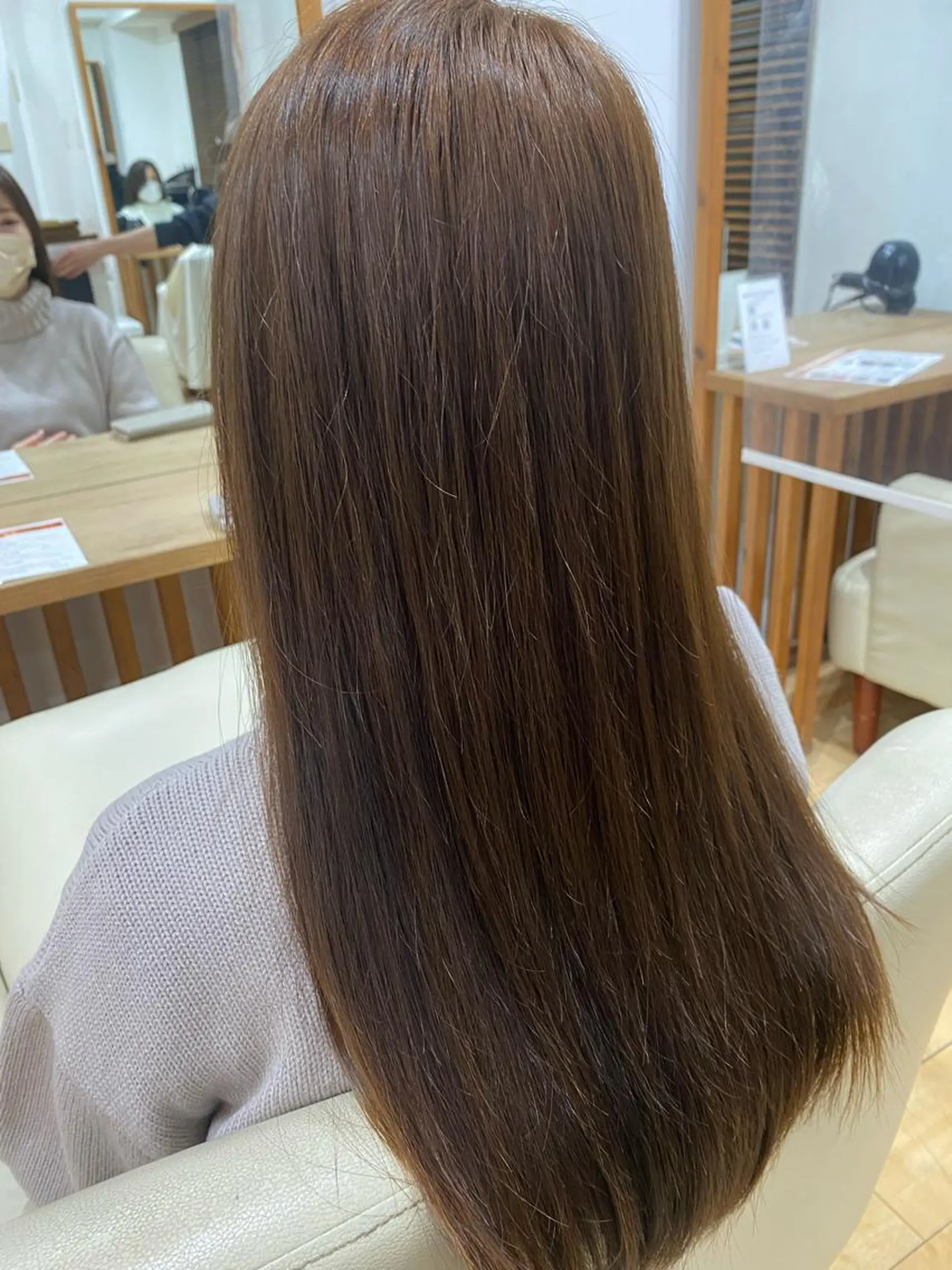 ロング 銀座⚜️【脱白髪染め 美髪矯正】トグチのヘアスタイル